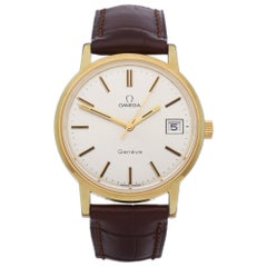 Omega Vintage 1360099 Men
s Yellow Gold Watch