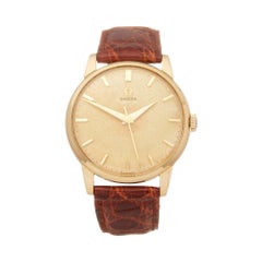 Omega Vintage 18 Karat Yellow Gold 16270831 Wristwatch