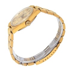 Omega Vintage 18 Karat Yellow Gold Plated Men's Watch Automatic V