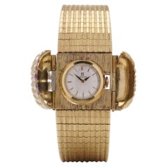 Omega vintage  18kt yellow gold ladies' bracelet watch, 1950's 