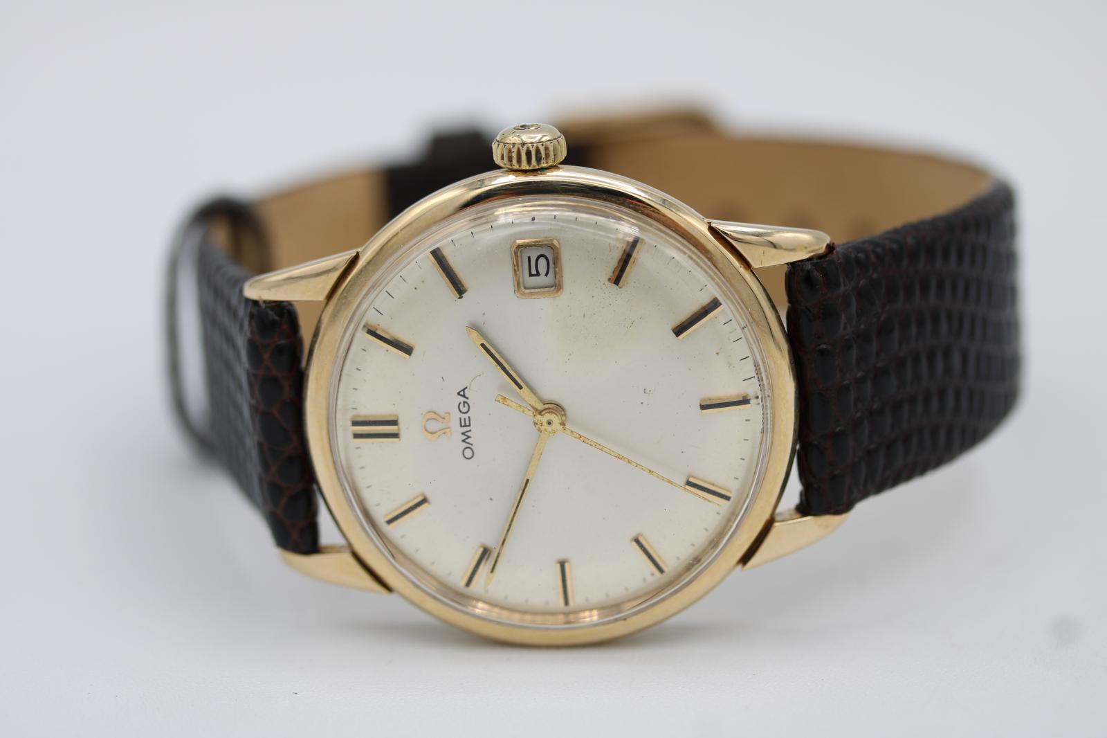 De los hombres Omega - Años 60 Vintage - Oro 9ct - Cal. 611 cuerda manual en venta