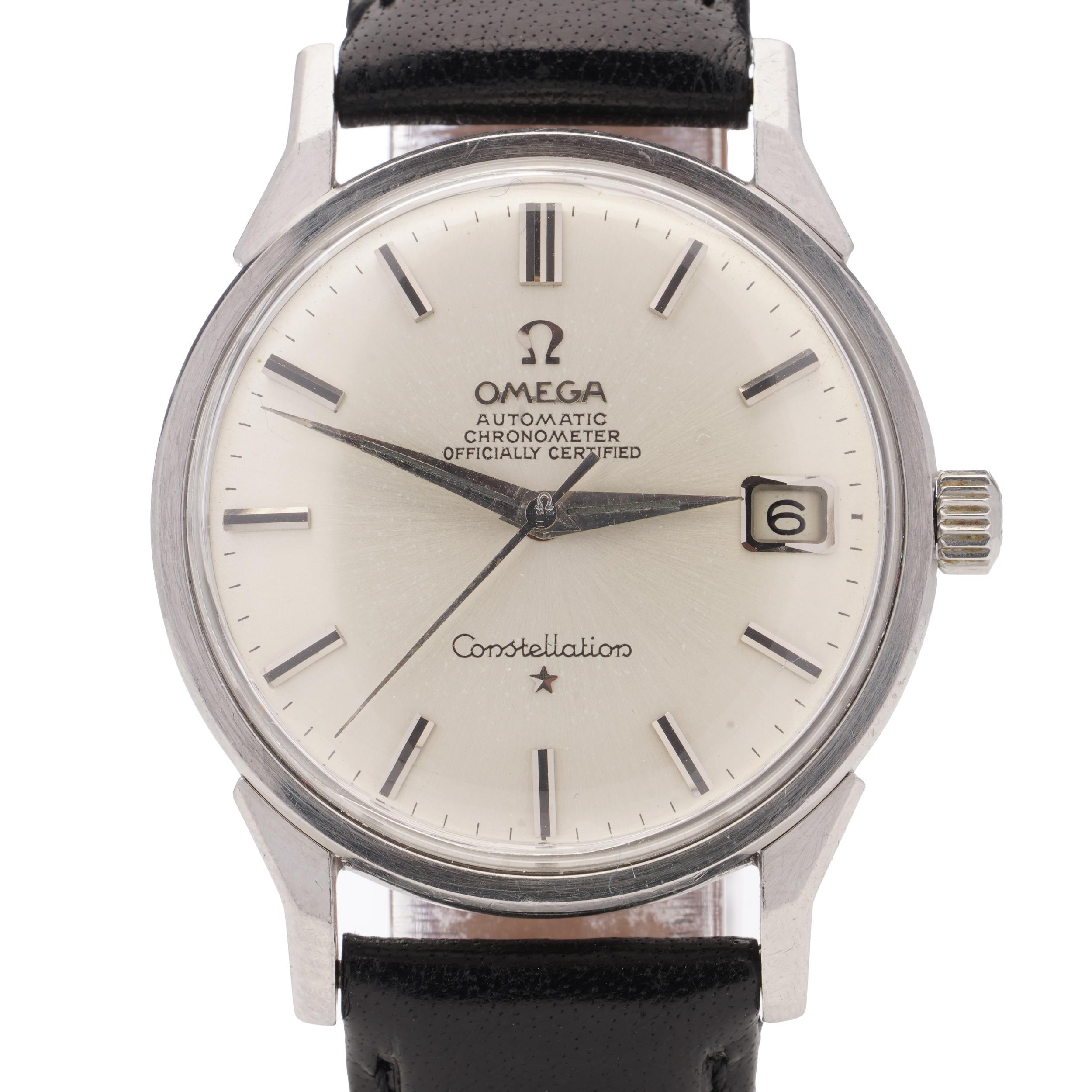 Omega Montre-bracelet vintage à chronomètre automatique Constellation pour hommes Pour hommes 