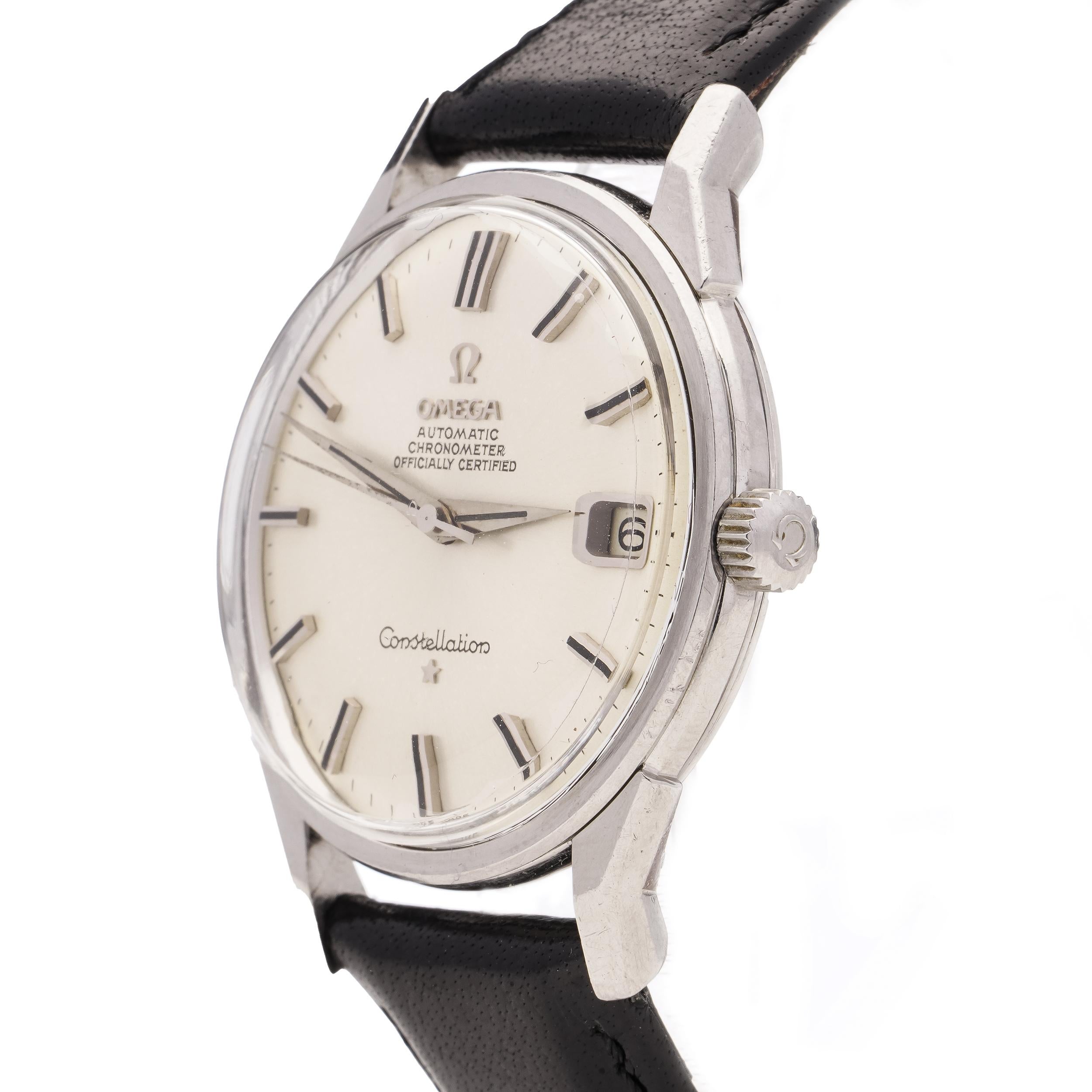 Omega Montre-bracelet vintage à chronomètre automatique Constellation pour hommes 1