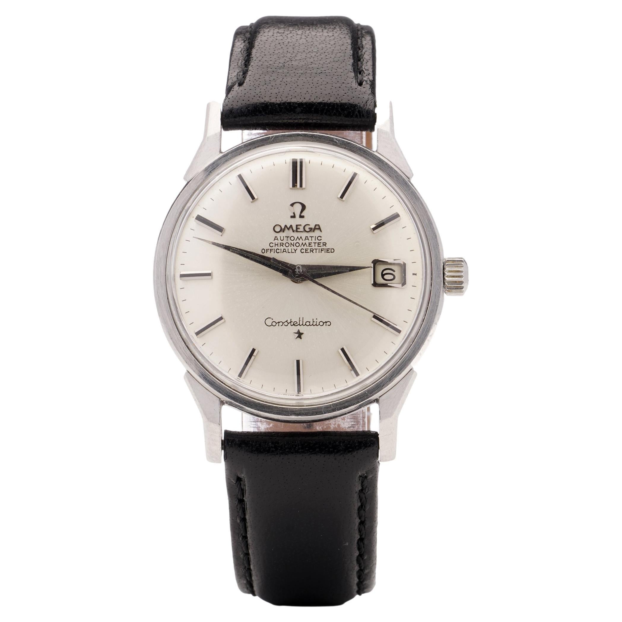 Omega Montre-bracelet vintage à chronomètre automatique Constellation pour hommes
