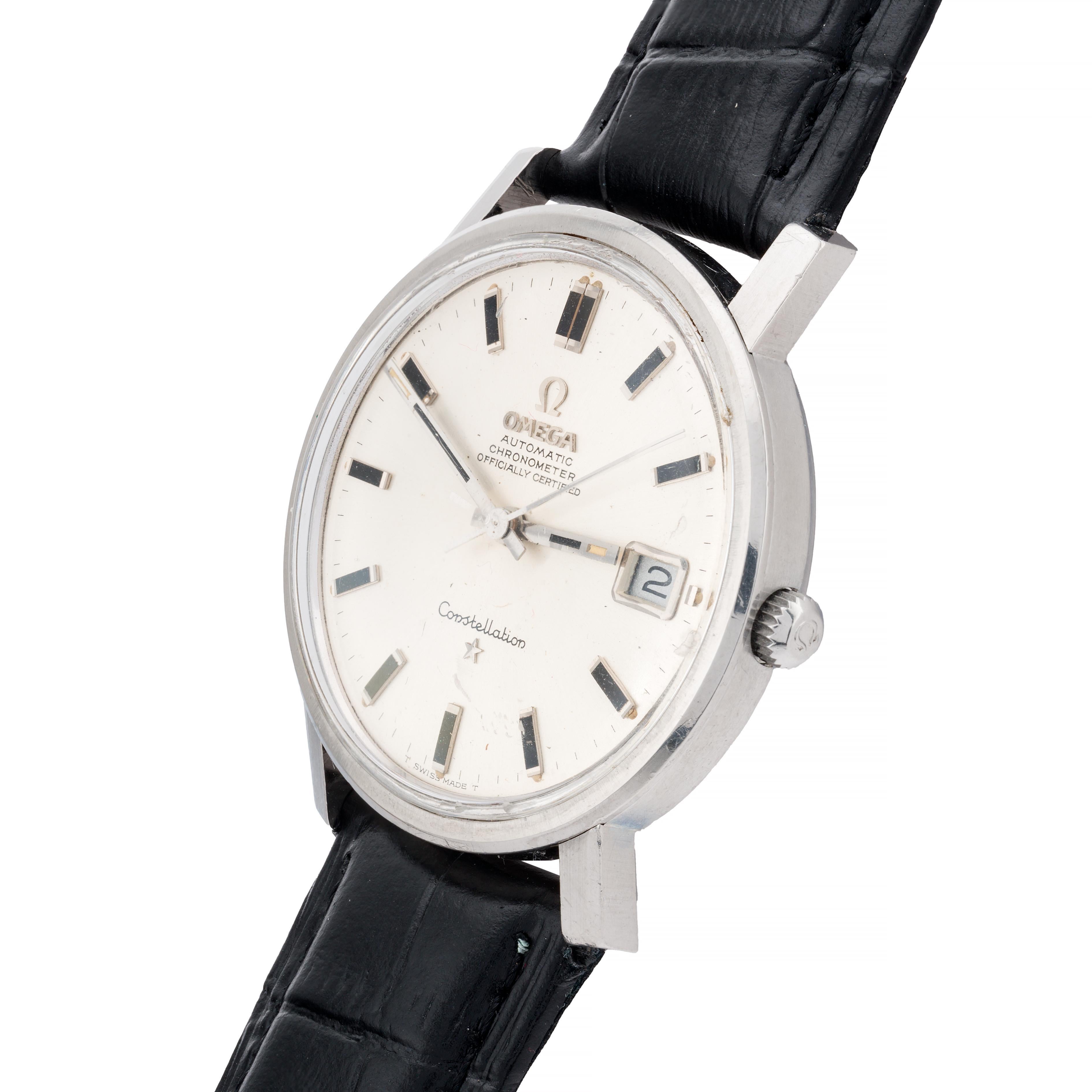 Modern Omega Vintage Constellation Wrist Watch in Stainless Steel ref. 168.018