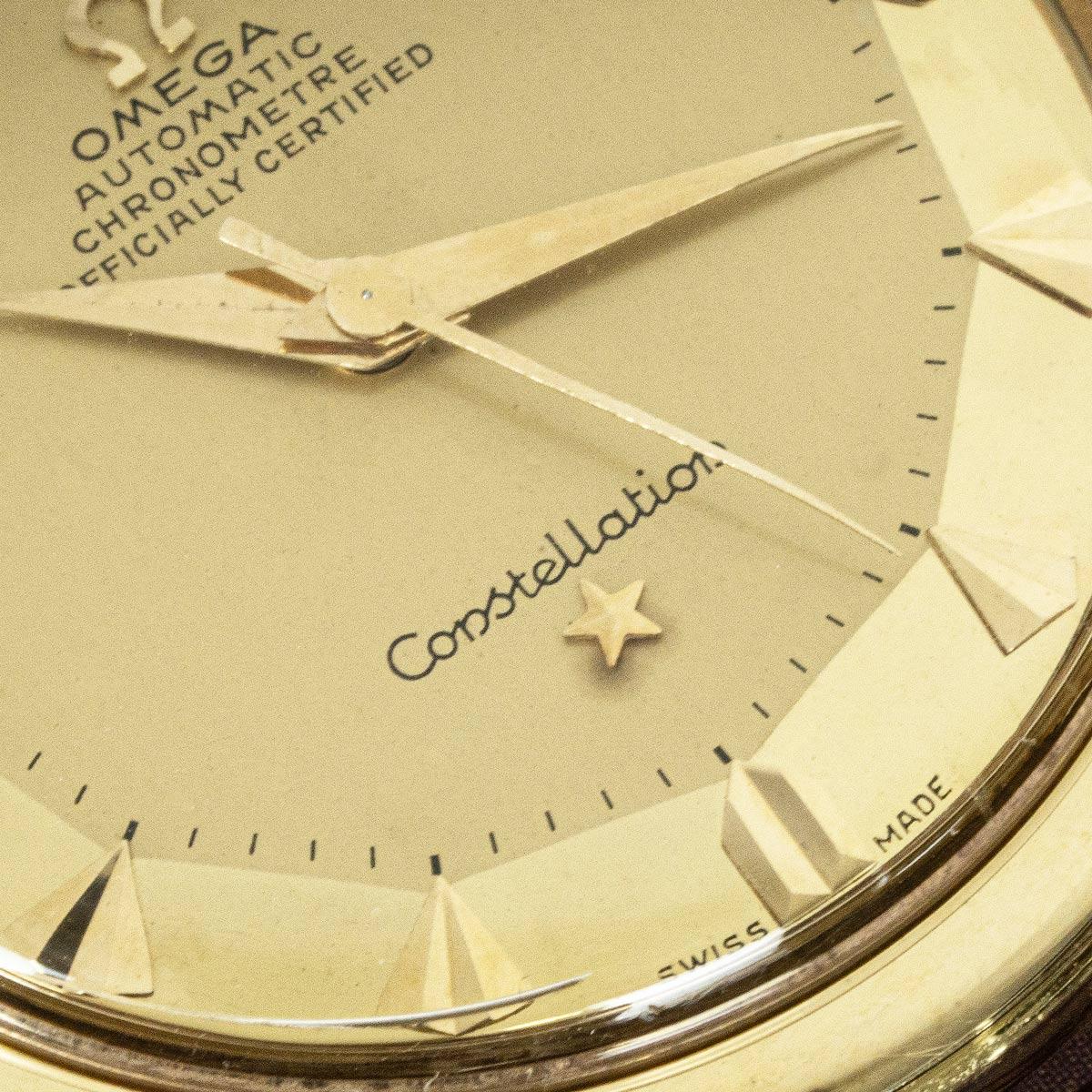 Omega Vintage Constellation Yellow Gold For Sale 6