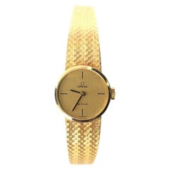 Omega Vintage De Ville Handuhr Gelbgold 21