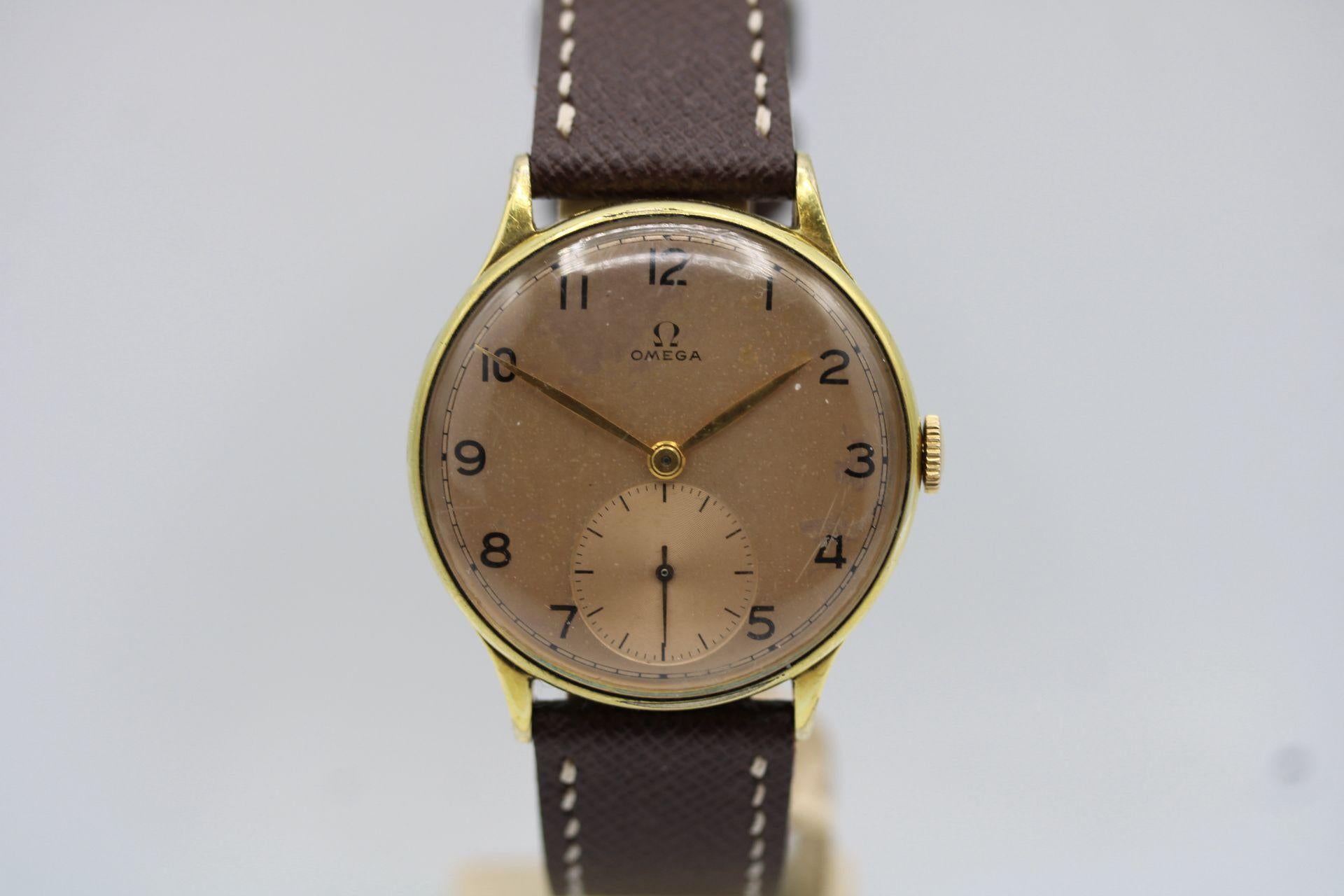 🕰️ Vintage Omega Manual Wind Watch – 1940s  Cal. 30T2  36mm
Would you believe this Omega is over 80 years old?
This stunning 1940s Omega manual wind watch is a rare gem that pairs timeless style with enduring mechanical reliability. Fresh from a