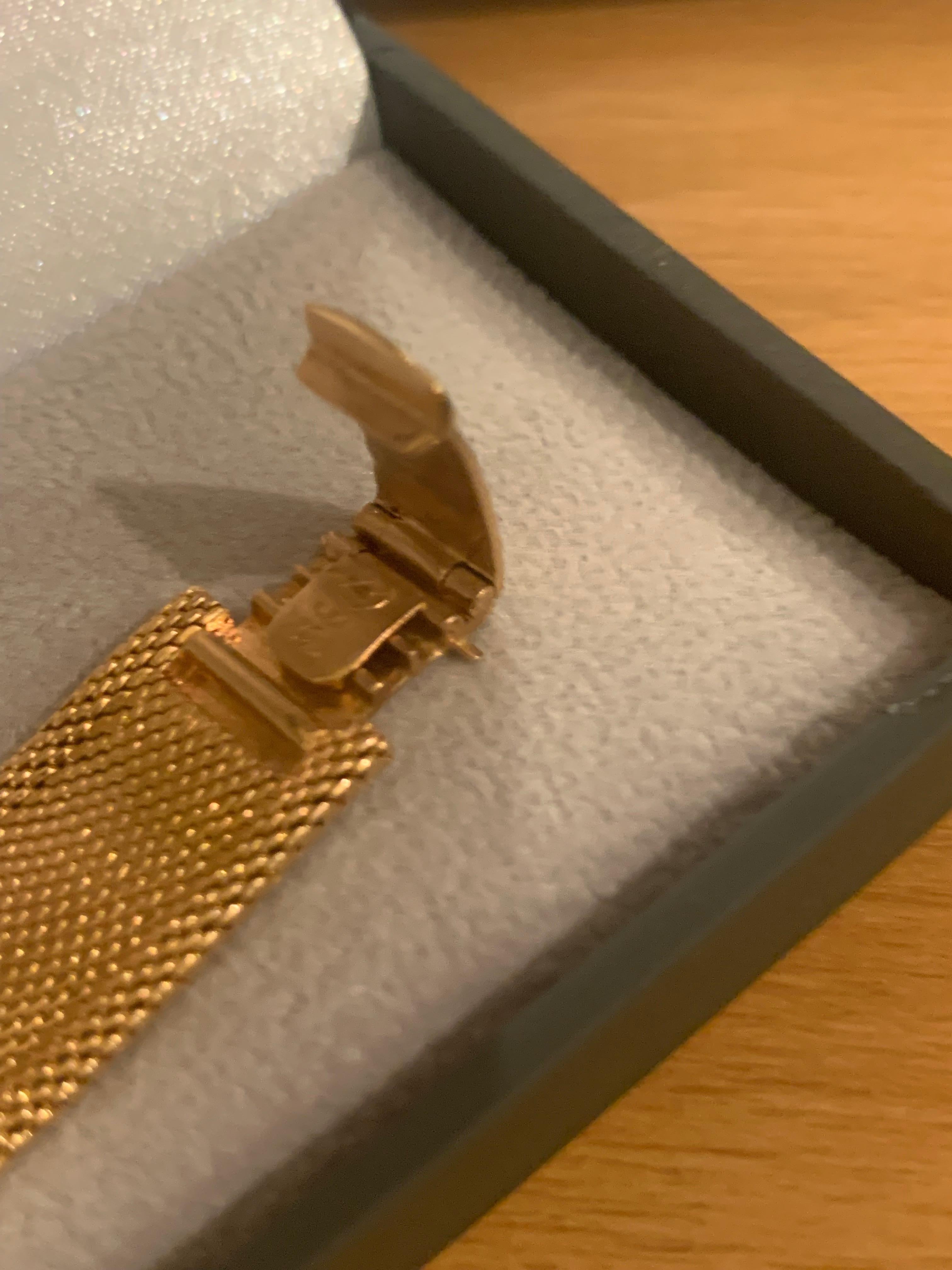 omega 18k gold watch vintage womens
