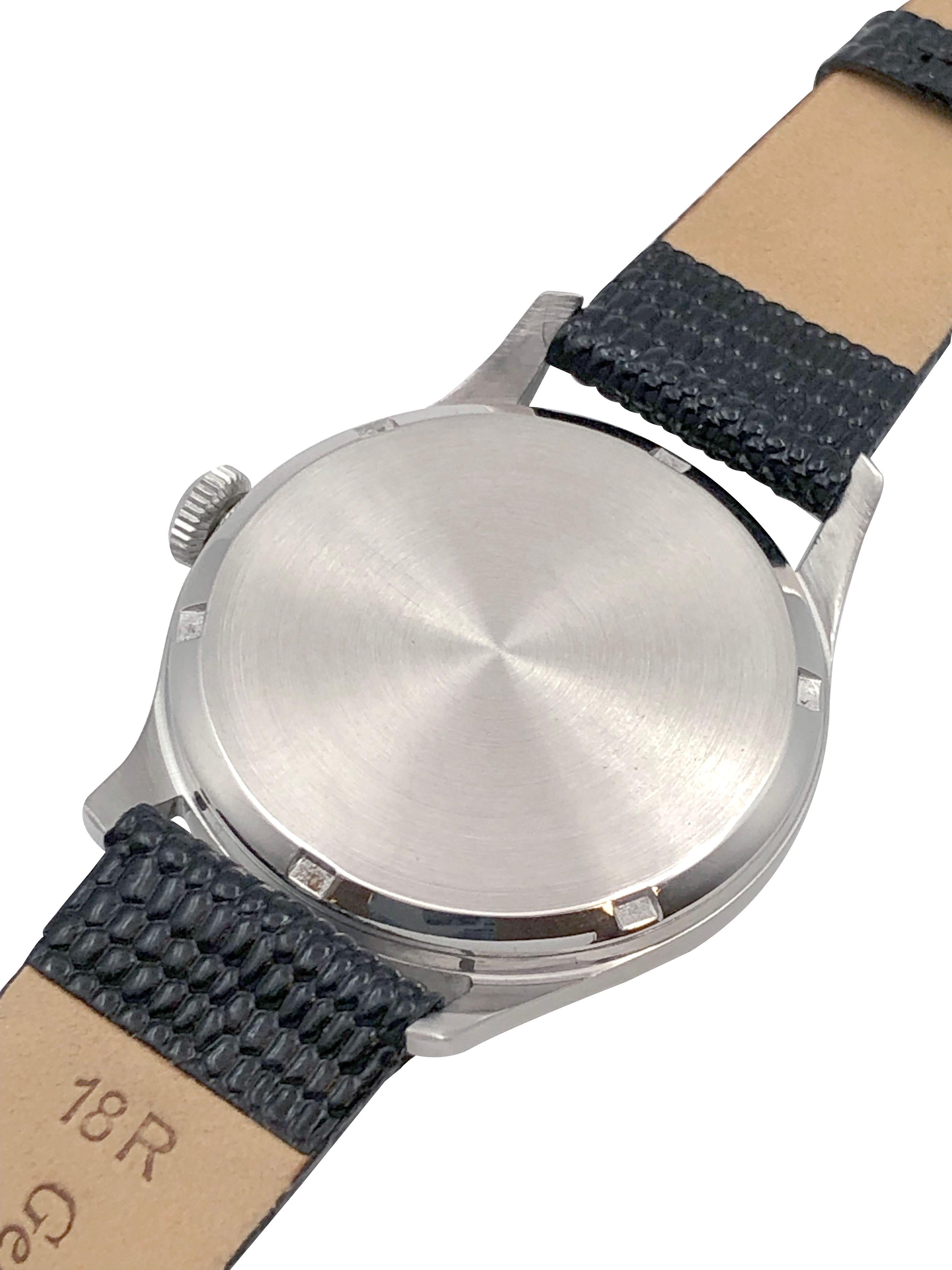 Omega Vintage Edelstahl Handaufzug Armbanduhr im Zustand „Hervorragend“ im Angebot in Chicago, IL