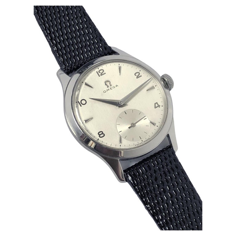 Omega Vintage Stainless Steel Manual Wind Wrist Watch For  display picture 2
