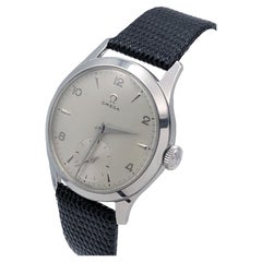 Omega Vintage Stainless Steel Manual Wind Wrist Watch
