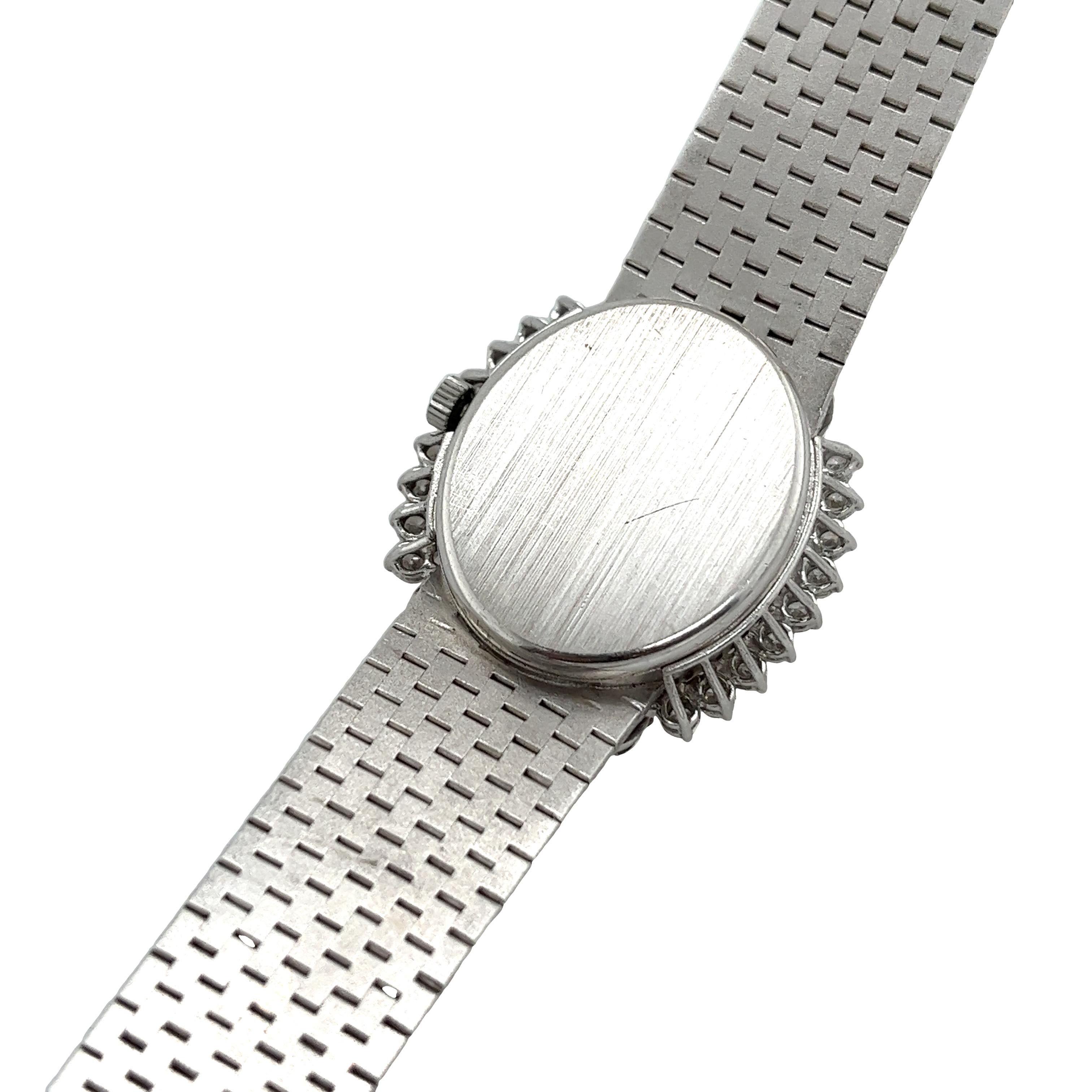 OMEGA Vintage Watch Diamond & 18ct White Gold,  1970's 1