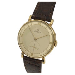 Montre-bracelet mécanique Omega Vintage en or jaune