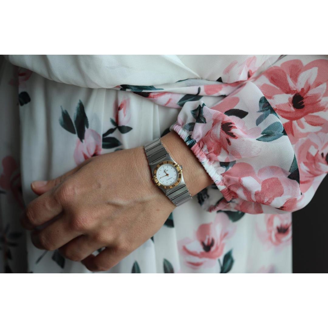Omega Uhr. Authentische Damen Omega Constellation Armbanduhr. Frauen 5