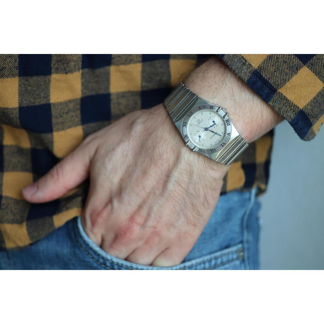 Omega Uhr. Authentische Herren Omega Constellation Day Date Armbanduhr. 6