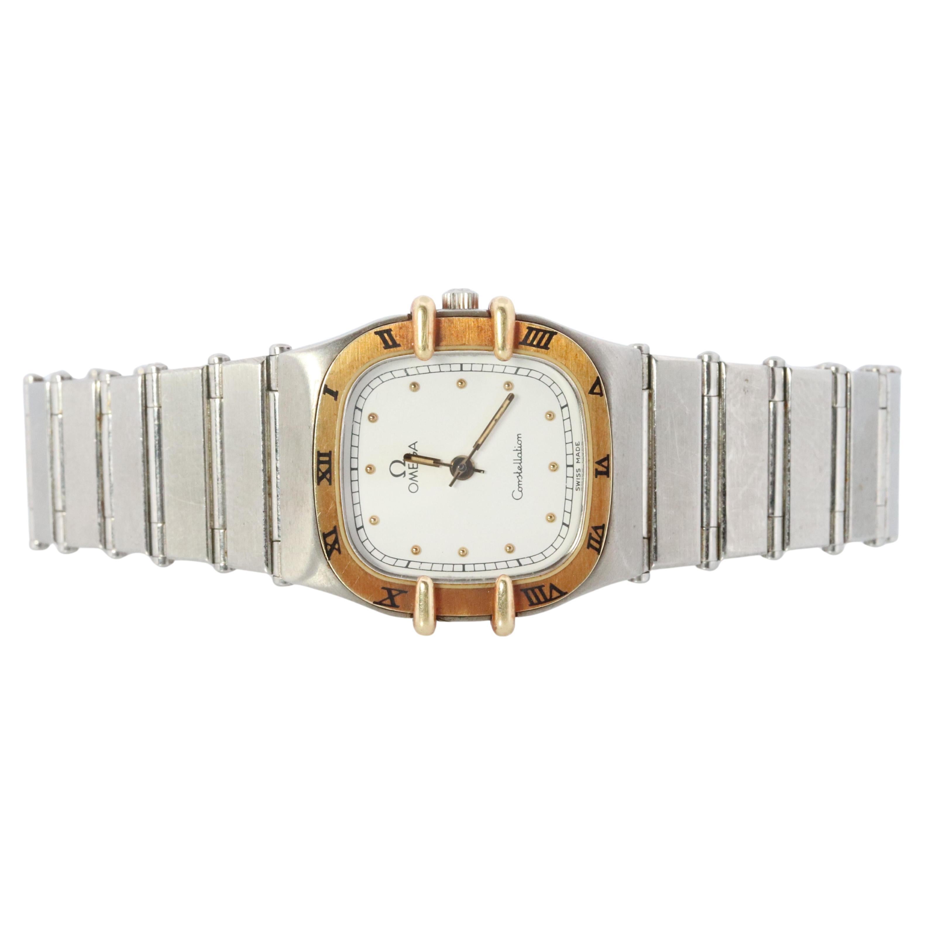 Montre Omega. Omega 1455 Constellation 18k YG et SS pour femmes en vente