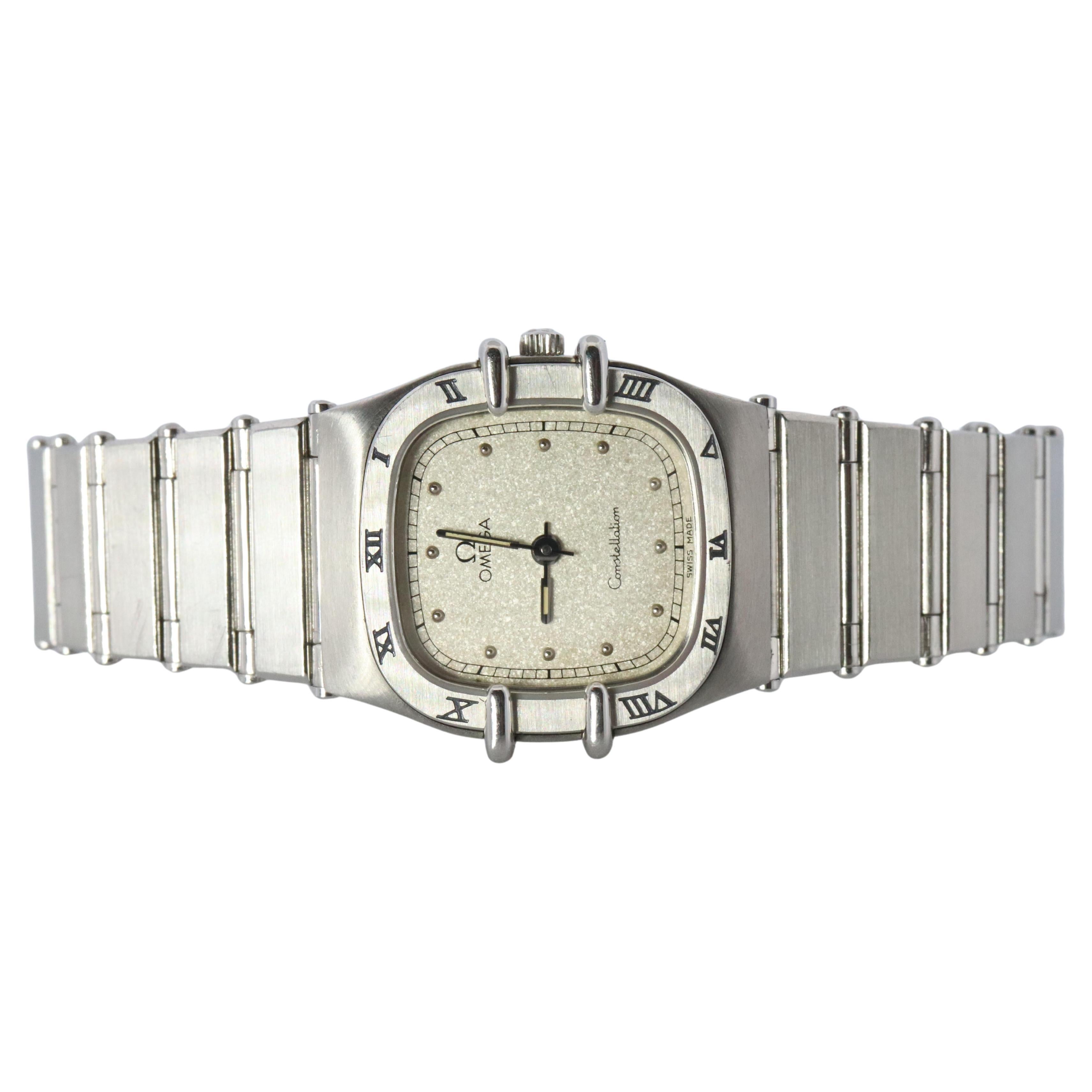 Omega Watch. Ladies Omega 1455 Constellation Barrel Stainless Steel