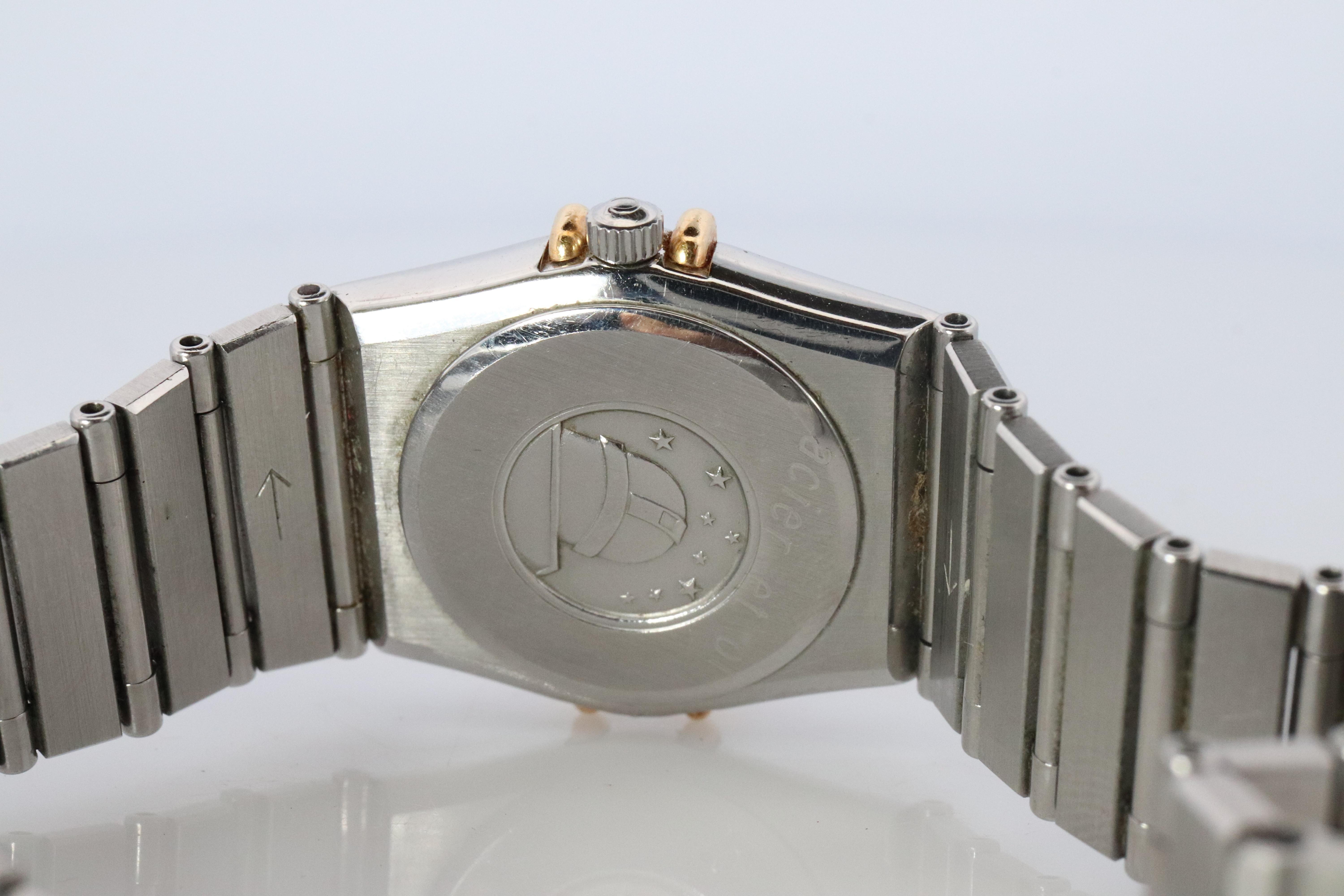 Omega Watch. Ladies Omega  Constellation 18k YG and SS. For Sale 1