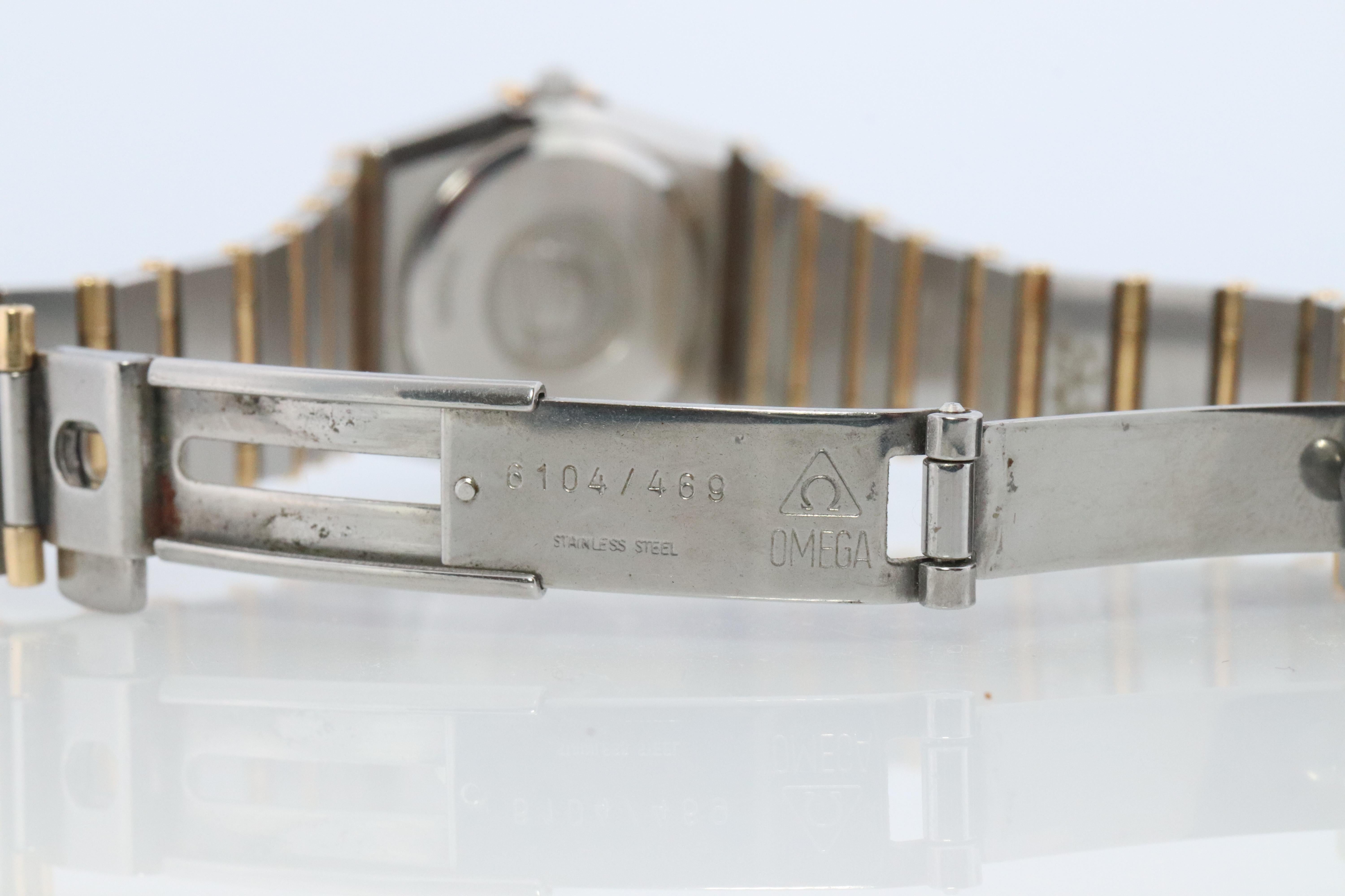 Omega Uhr. Damen Omega Constellation 18k YG und SS. 4