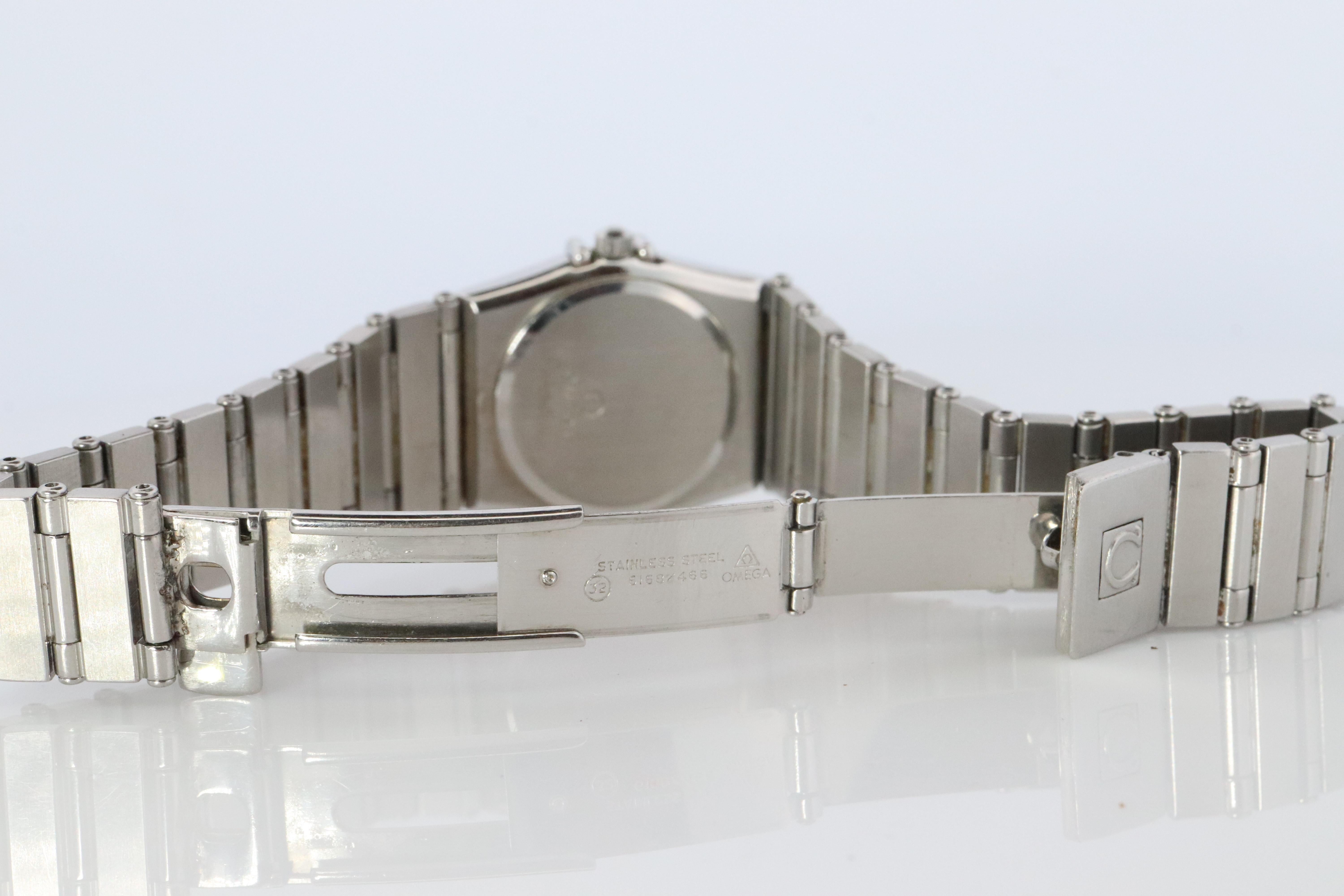Omega Watch. Ladies Omega  Constellation Black Dial Womens Wristwatch For Sale 2