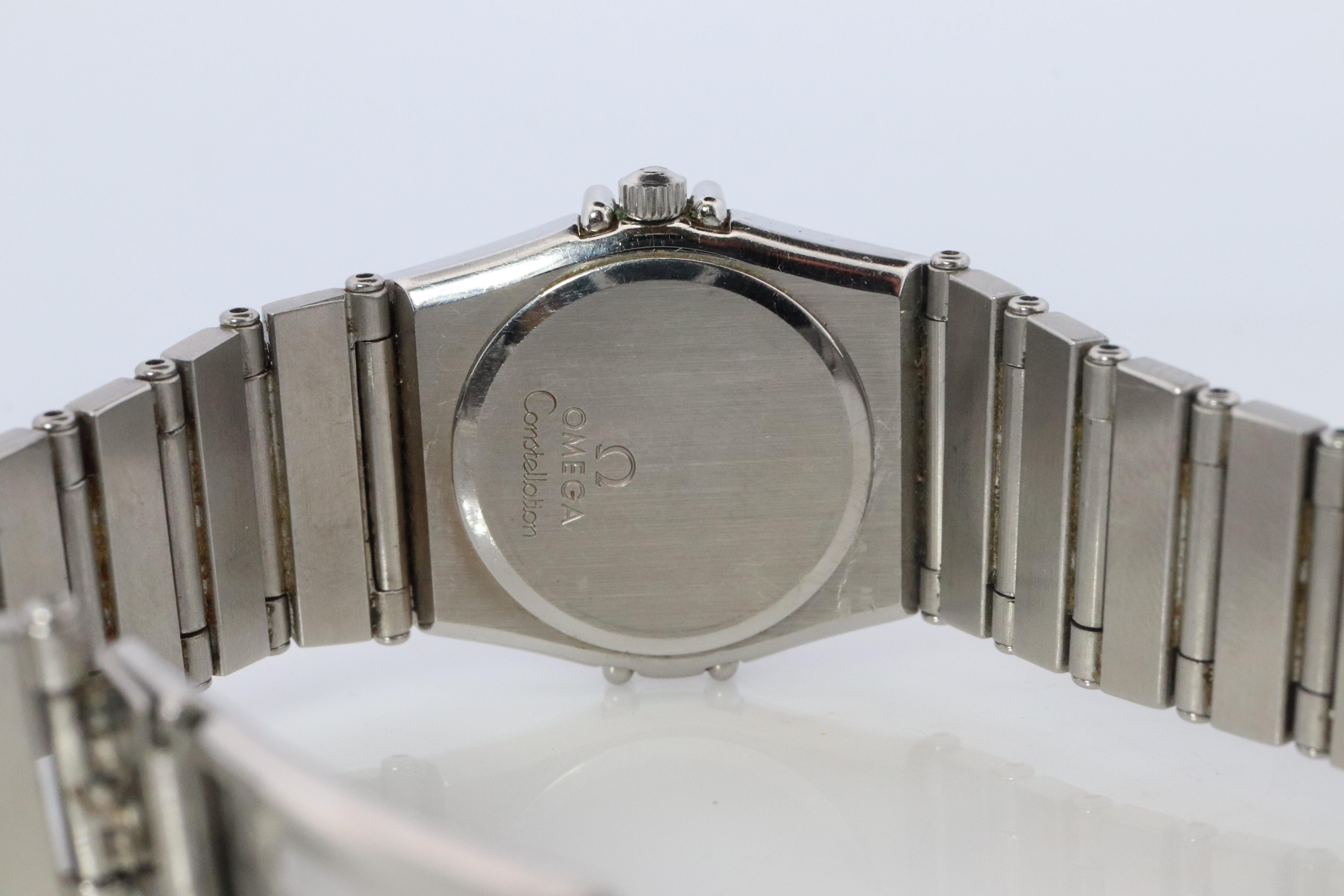 Omega Watch. Ladies Omega  Constellation Black Dial Womens Wristwatch For Sale 3