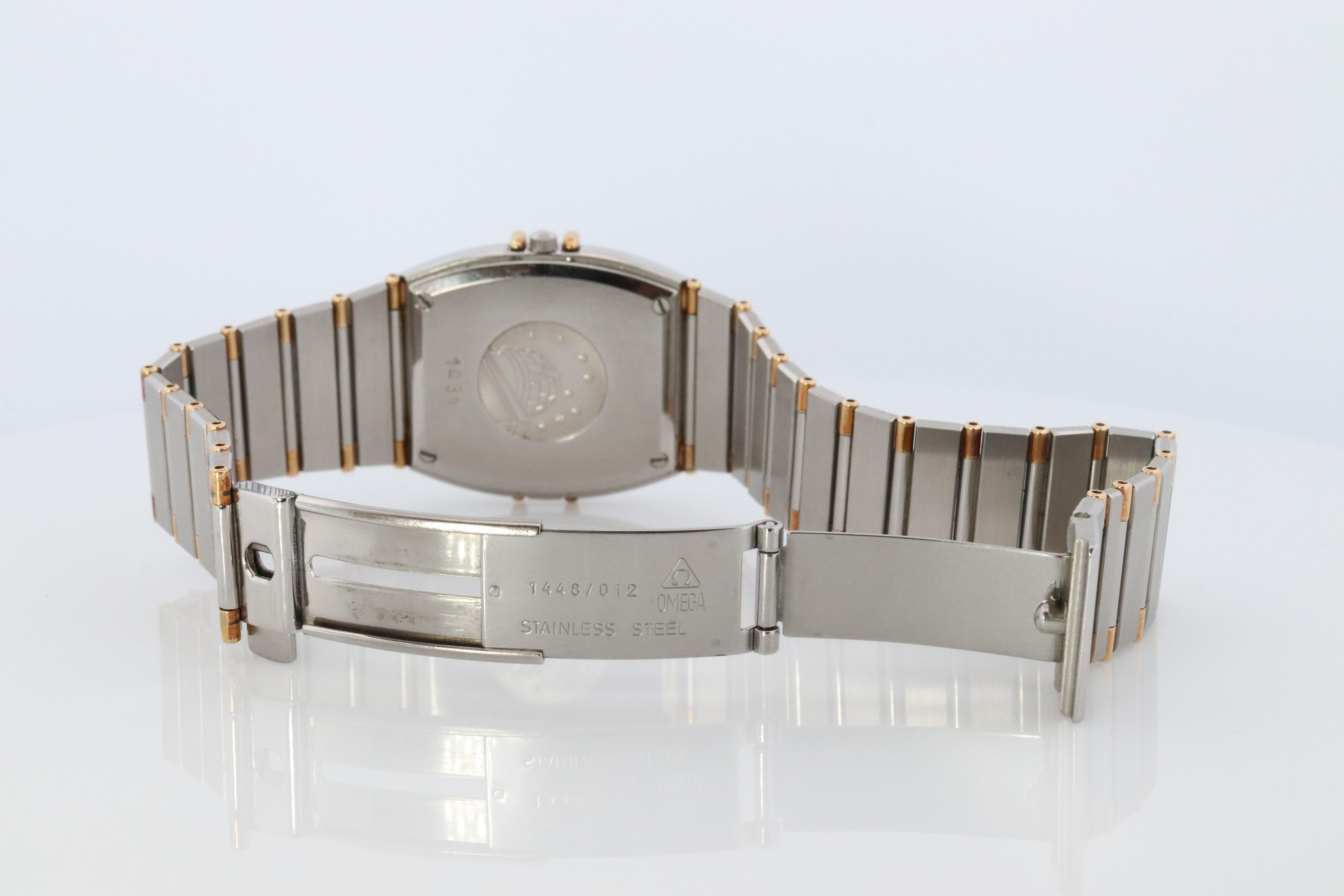 Omega Watch.  Omega Constellation Chronometer Quartz 1431 Date Wristwatch. 2