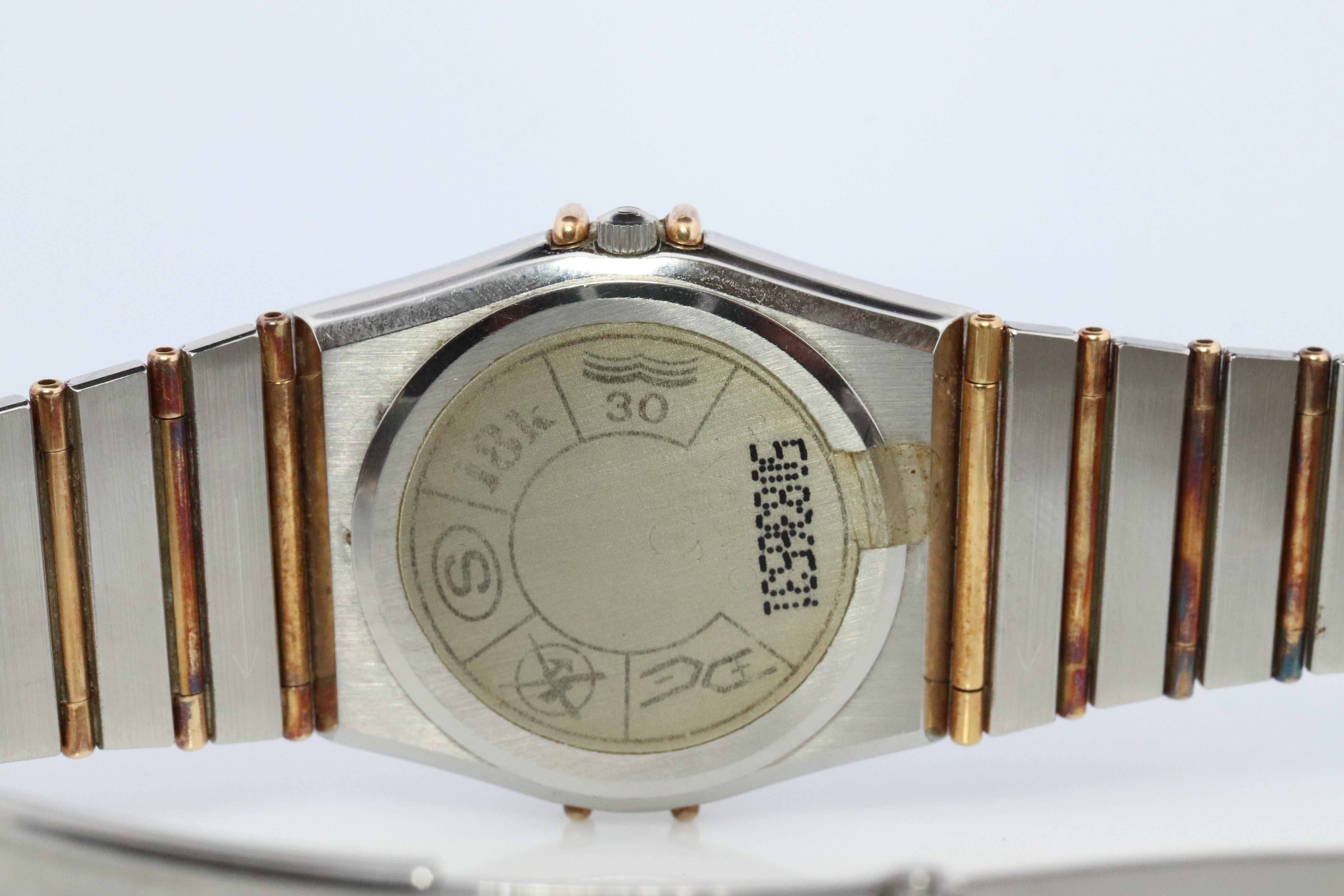 Omega Watch.  Omega Constellation Quartz 1448 Date Wristwatch. 2