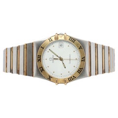 Omega Watch.  Omega Constellation Quartz 1448 Date Wristwatch.