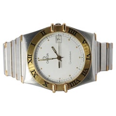 Omega Watch. Omega Constellation Quartz 1448 Date Wristwatch.