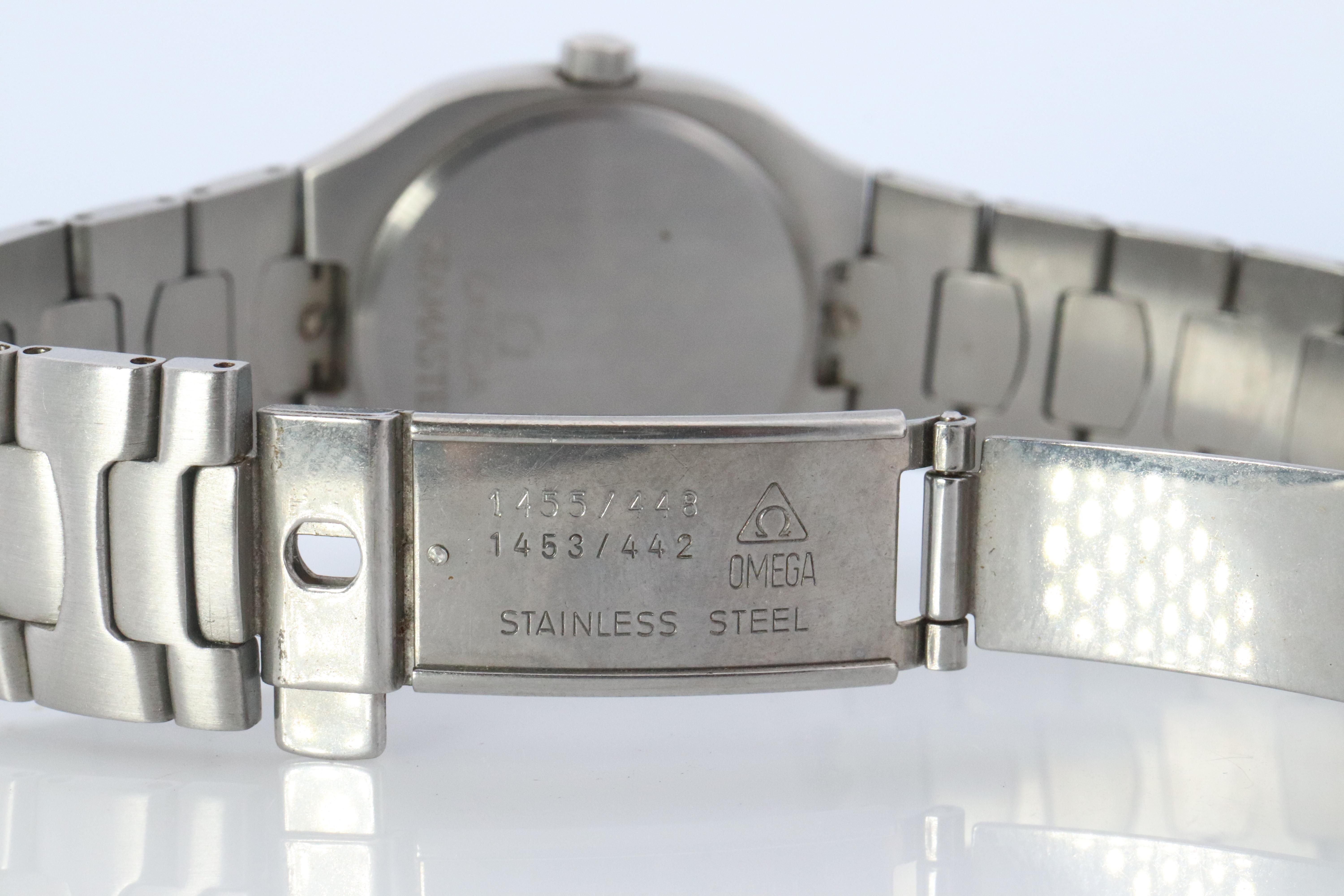 Omega Uhr.  Omega Seamaster Polaris Quarz- Datums-Armbanduhr. Herren Omega im Angebot 2