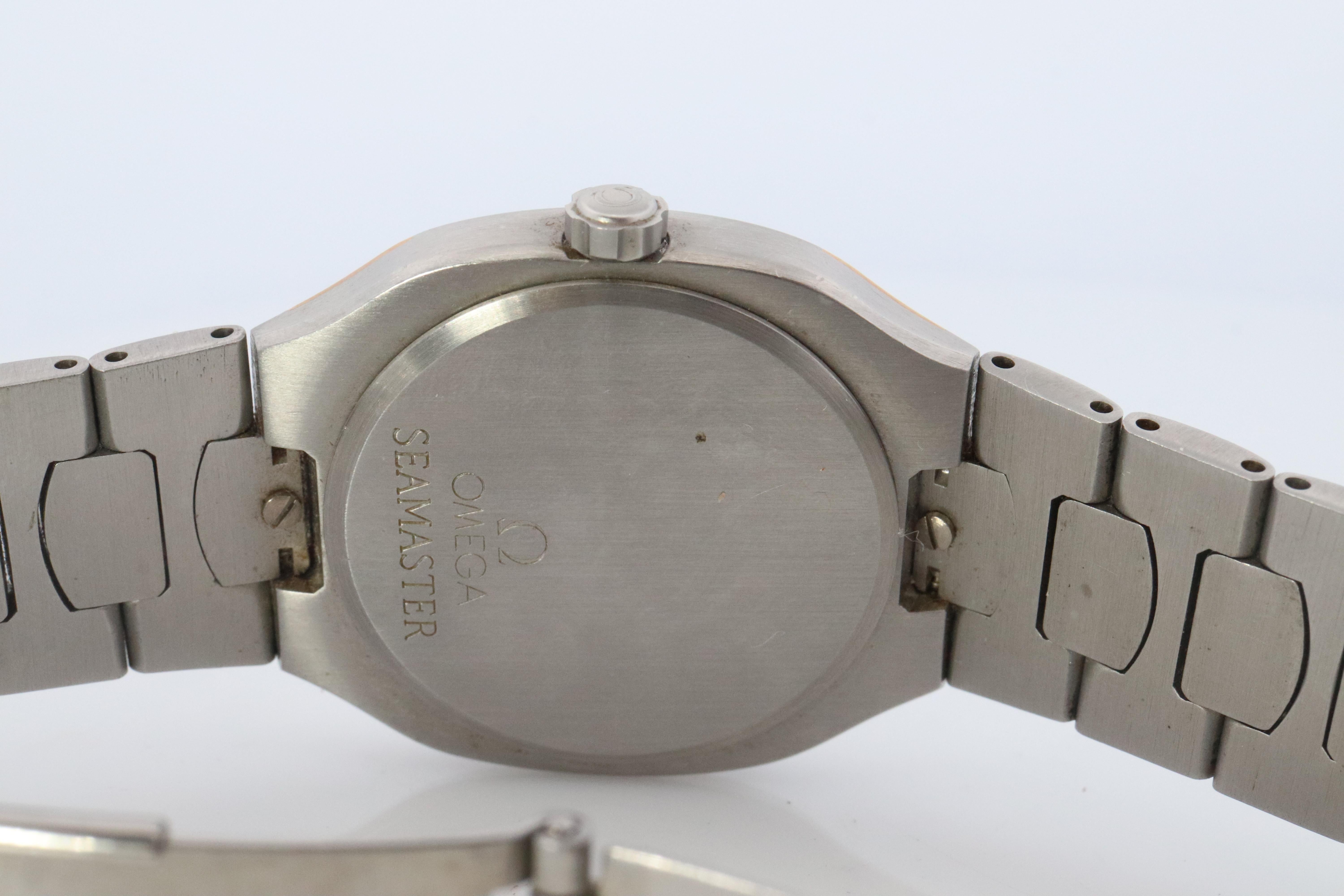 Omega Uhr.  Omega Seamaster Polaris Quarz- Datums-Armbanduhr. Herren Omega im Angebot 3