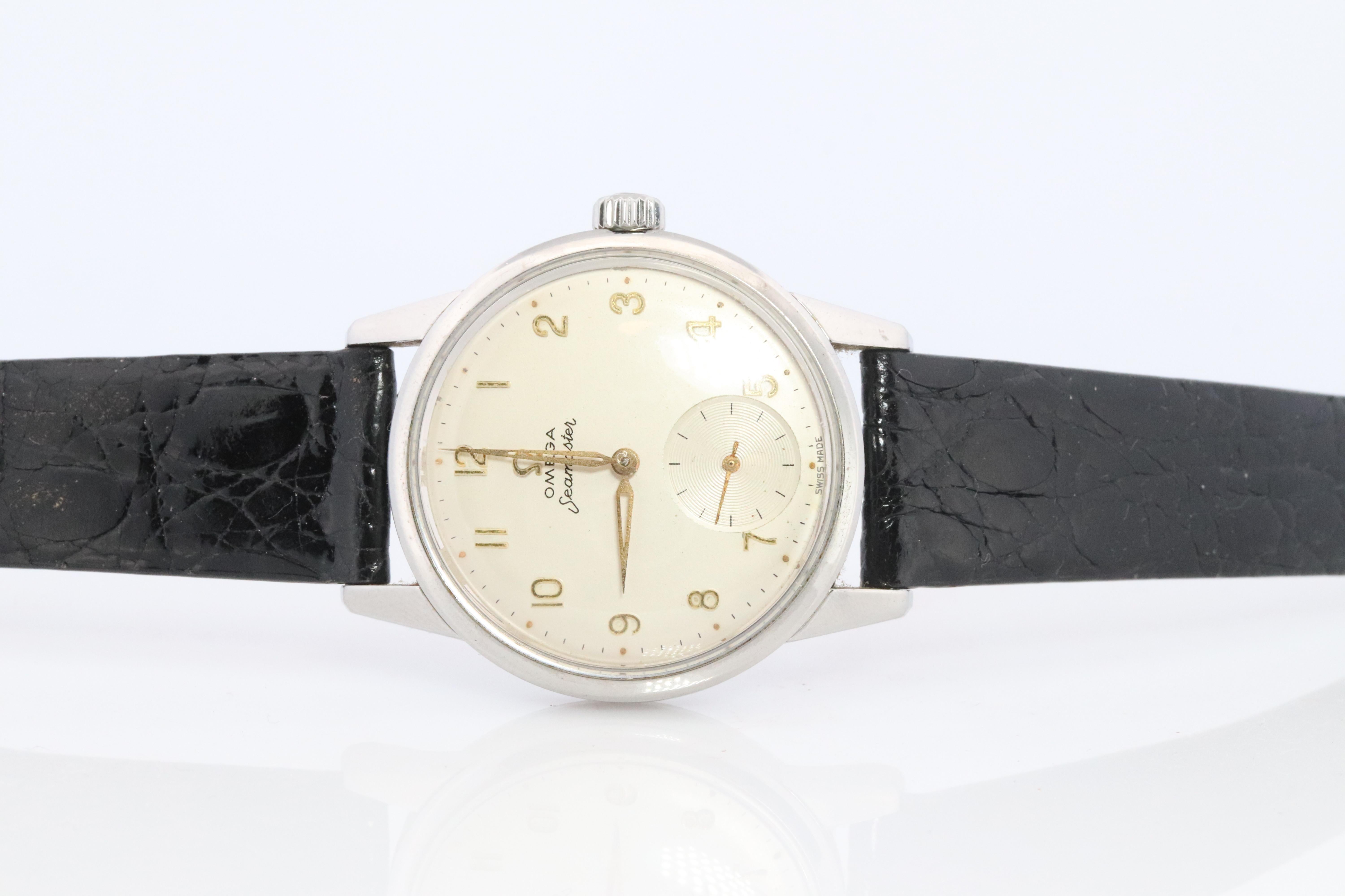 Omega Uhr. Omega Seamaster Vintage Automatic Herren. Omega ref. 14389 im Zustand „Gut“ im Angebot in Port Charlotte, FL