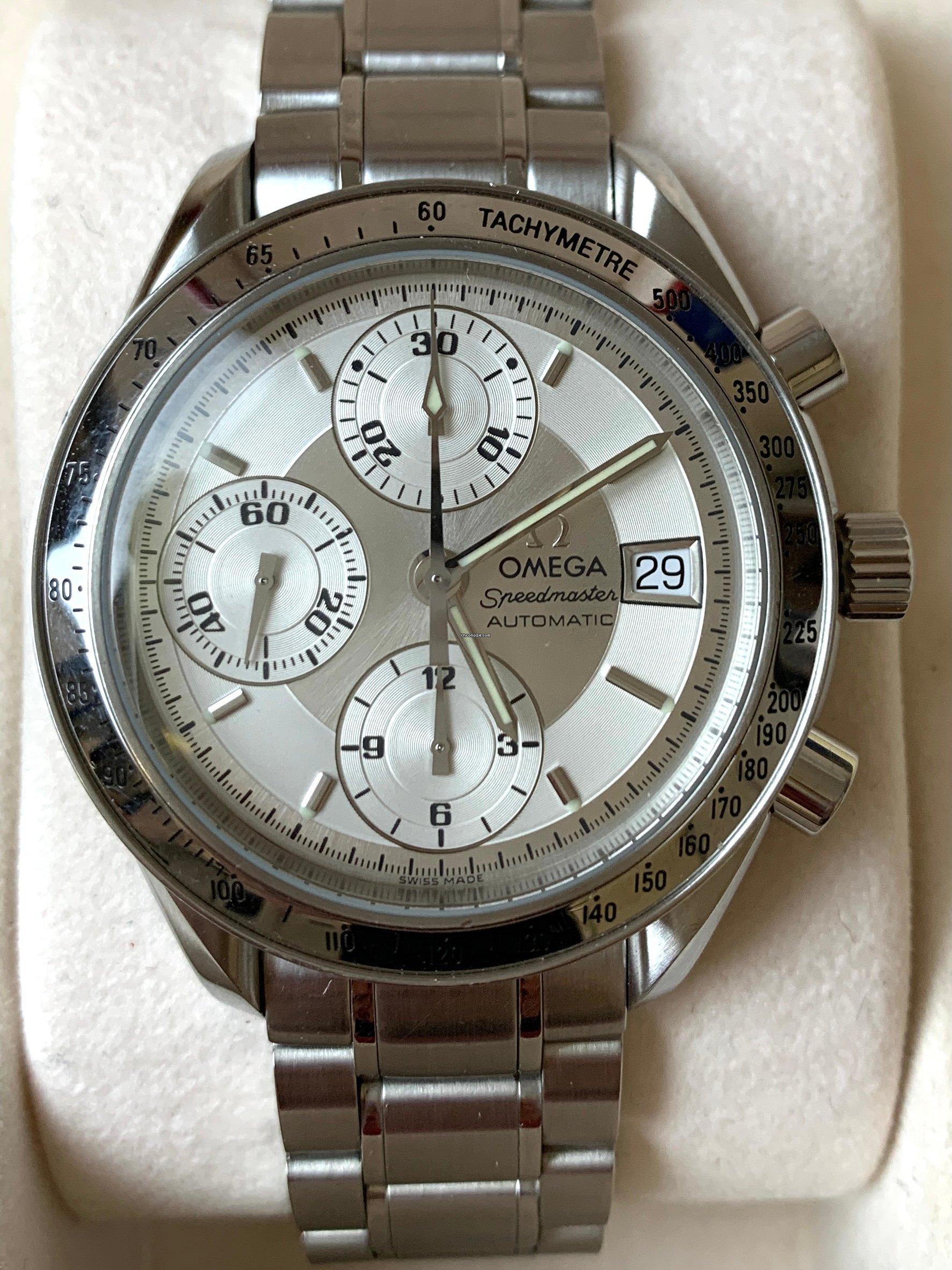 Omega Weiße Speedmaster 3513.30,00 Uhr im Angebot 4