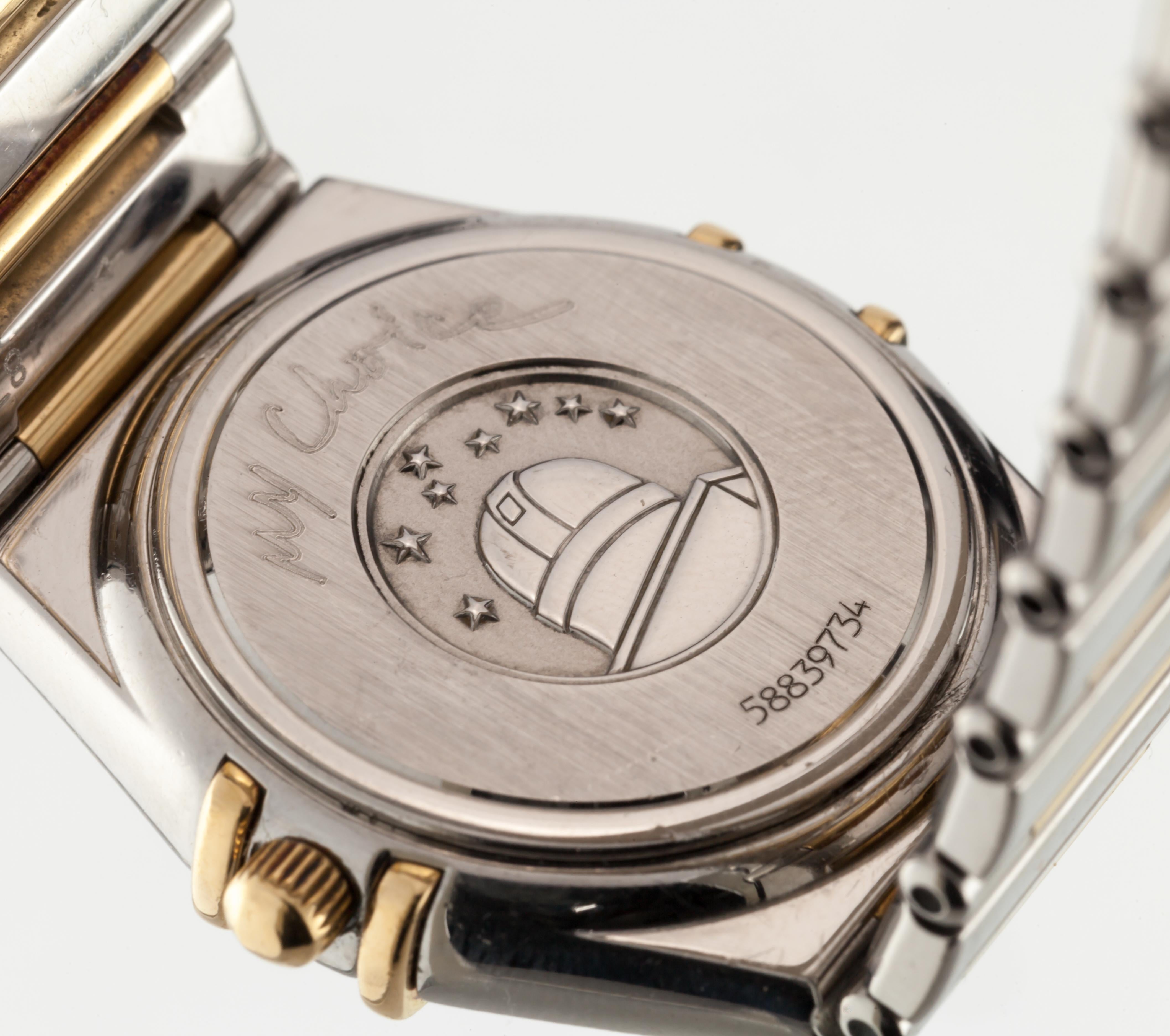 Omega Women's Constellation Quartz Two-Tone Watch MoP Diamond 1376.75 Box/Papers im Angebot 2