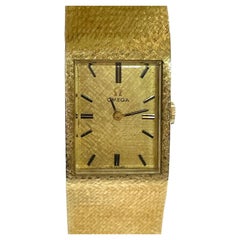 Vintage Omega Yellow Gold 17 Jewels Wristwatch, 1975
