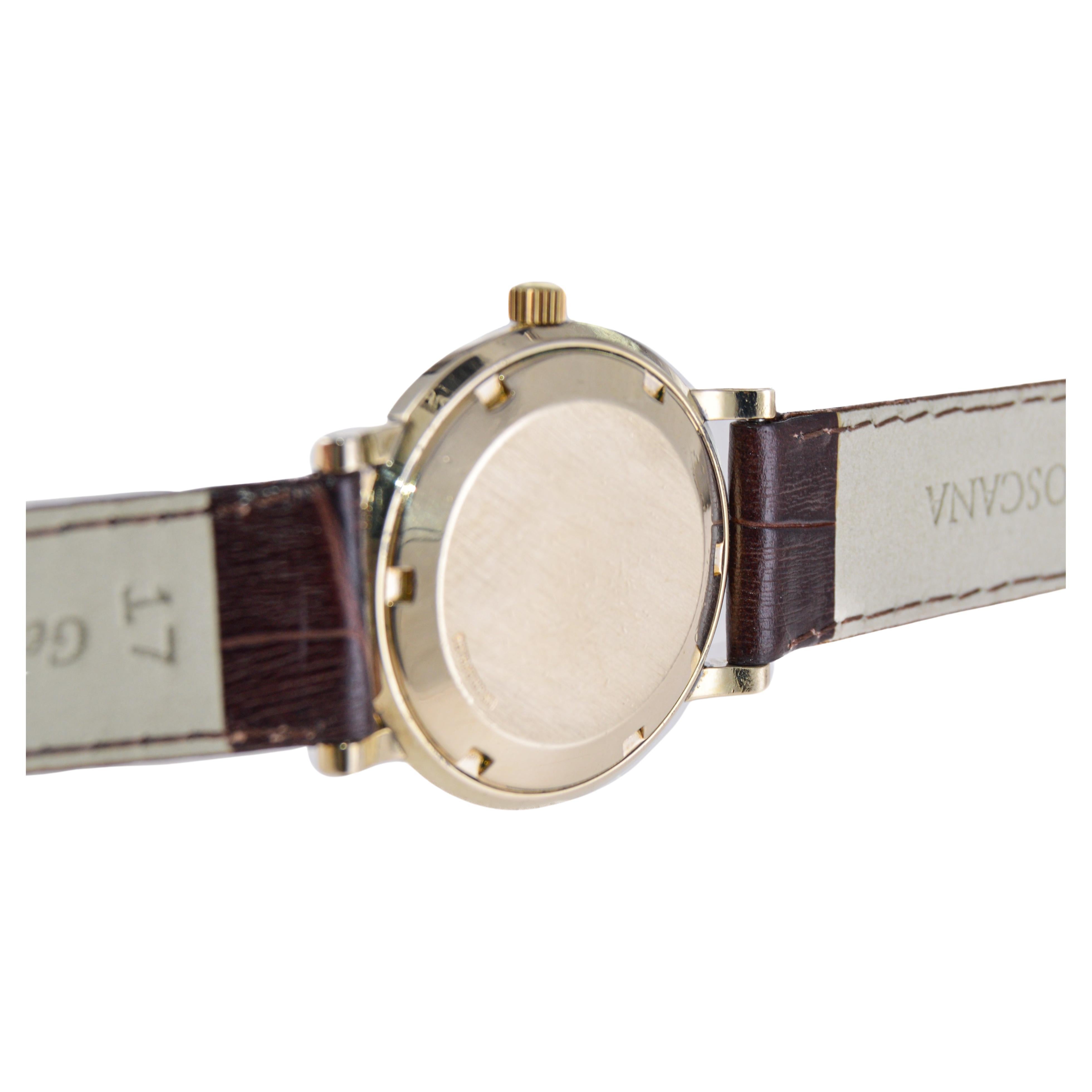 Omega Gelbgold gefüllte Automatikuhr mit Original Zifferblatt aus 1964 6