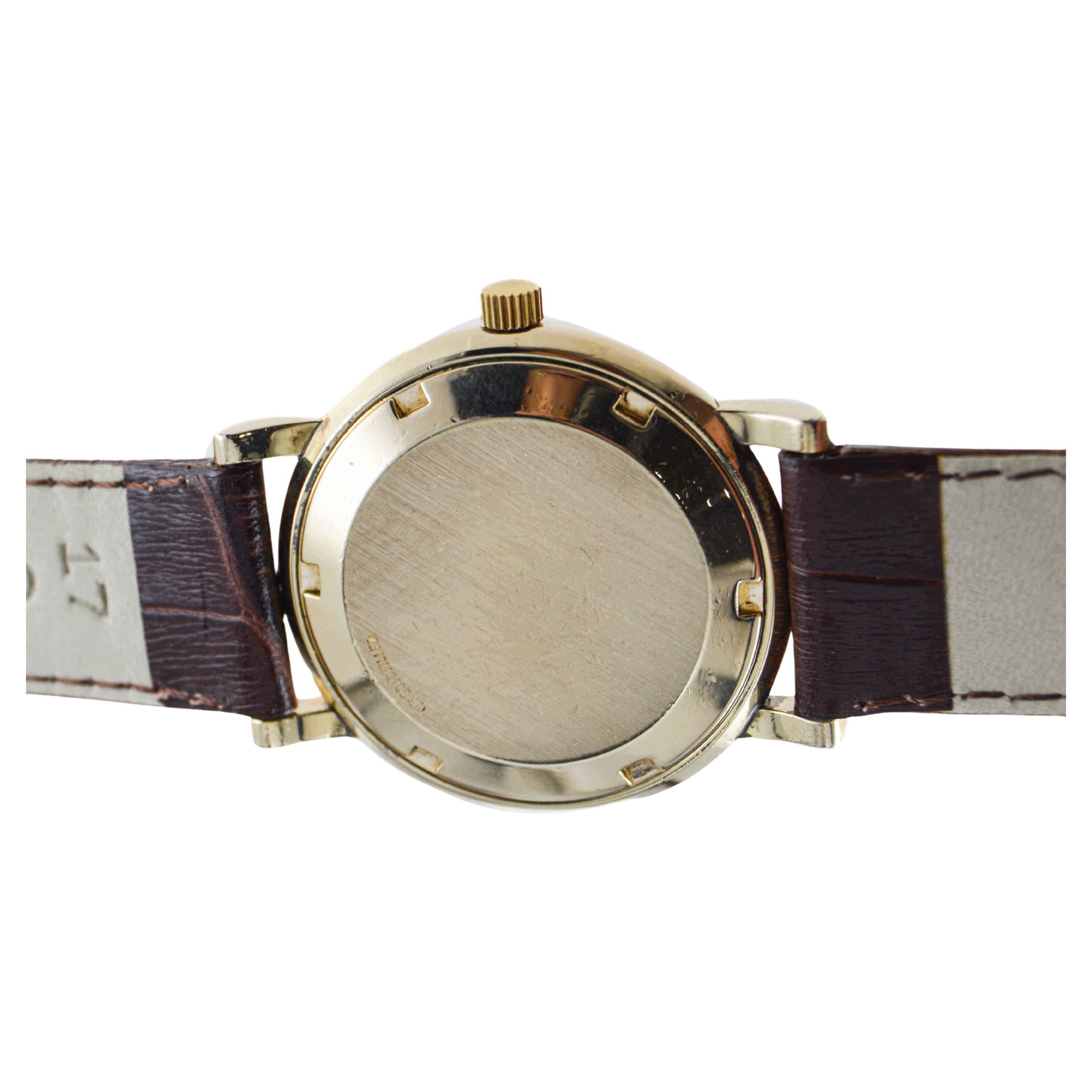 Omega Gelbgold gefüllte Automatikuhr mit Original Zifferblatt aus 1964 7