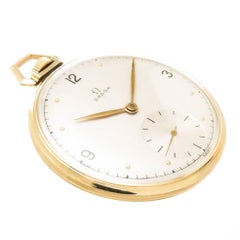 Omega Yellow Gold Filled manual wind Pocket Watch, 1950s