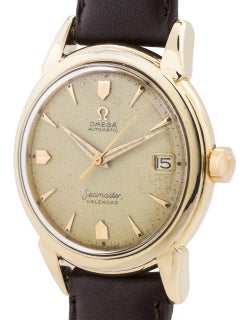 Omega Yellow Gold Filled Seamaster Automatic Wristwatch Ref 2846, circa 1956