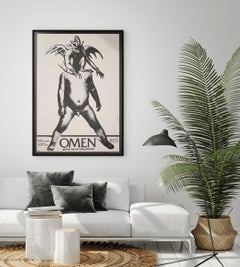 Omen Original 1977 Polish Film Movie Poster, ANDREJ KLIMOWSKI