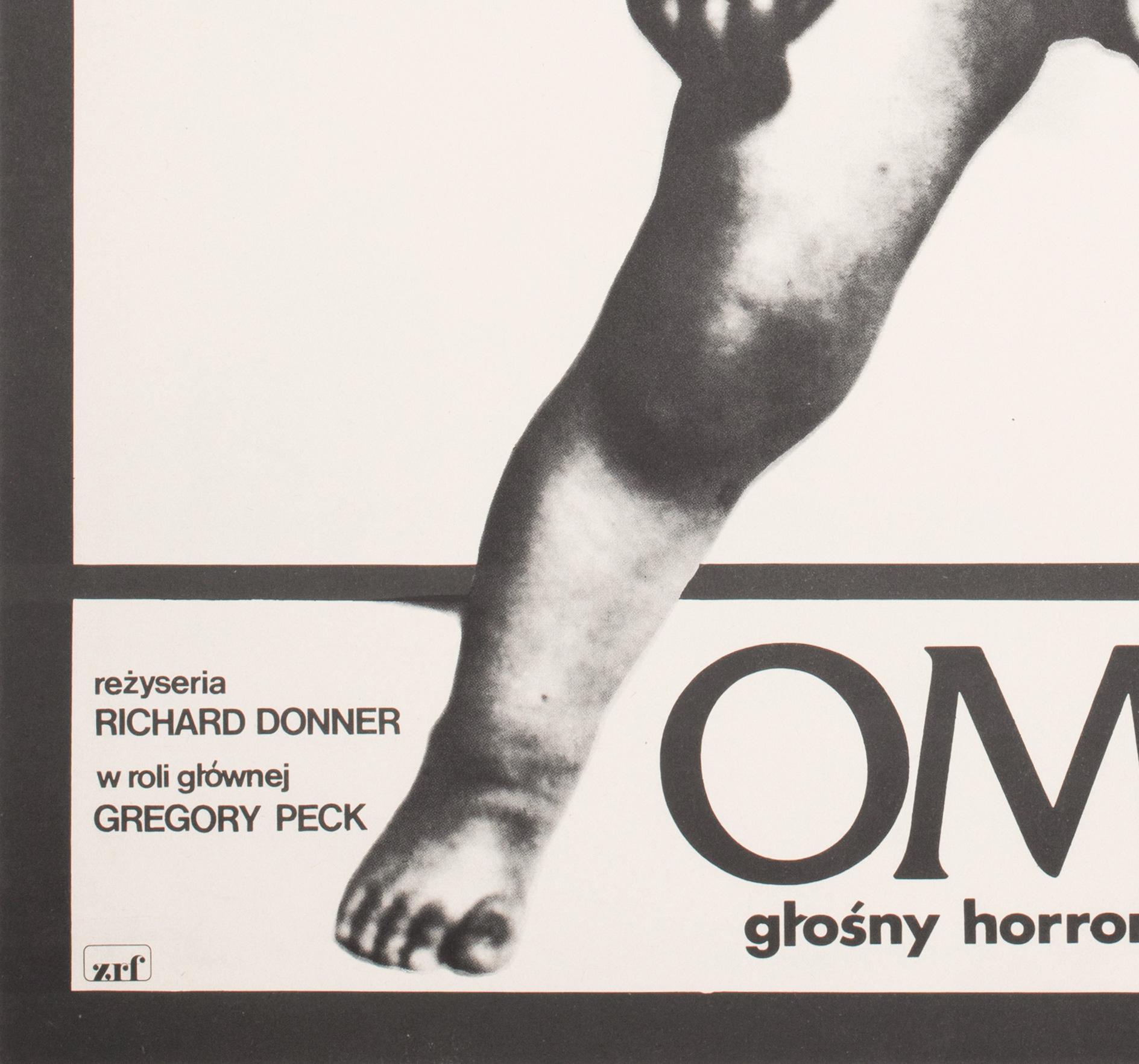 Omen Original polnischer Film, Original 1977, Filmplakat, ANDREJ KLIMOWSKI im Angebot 1