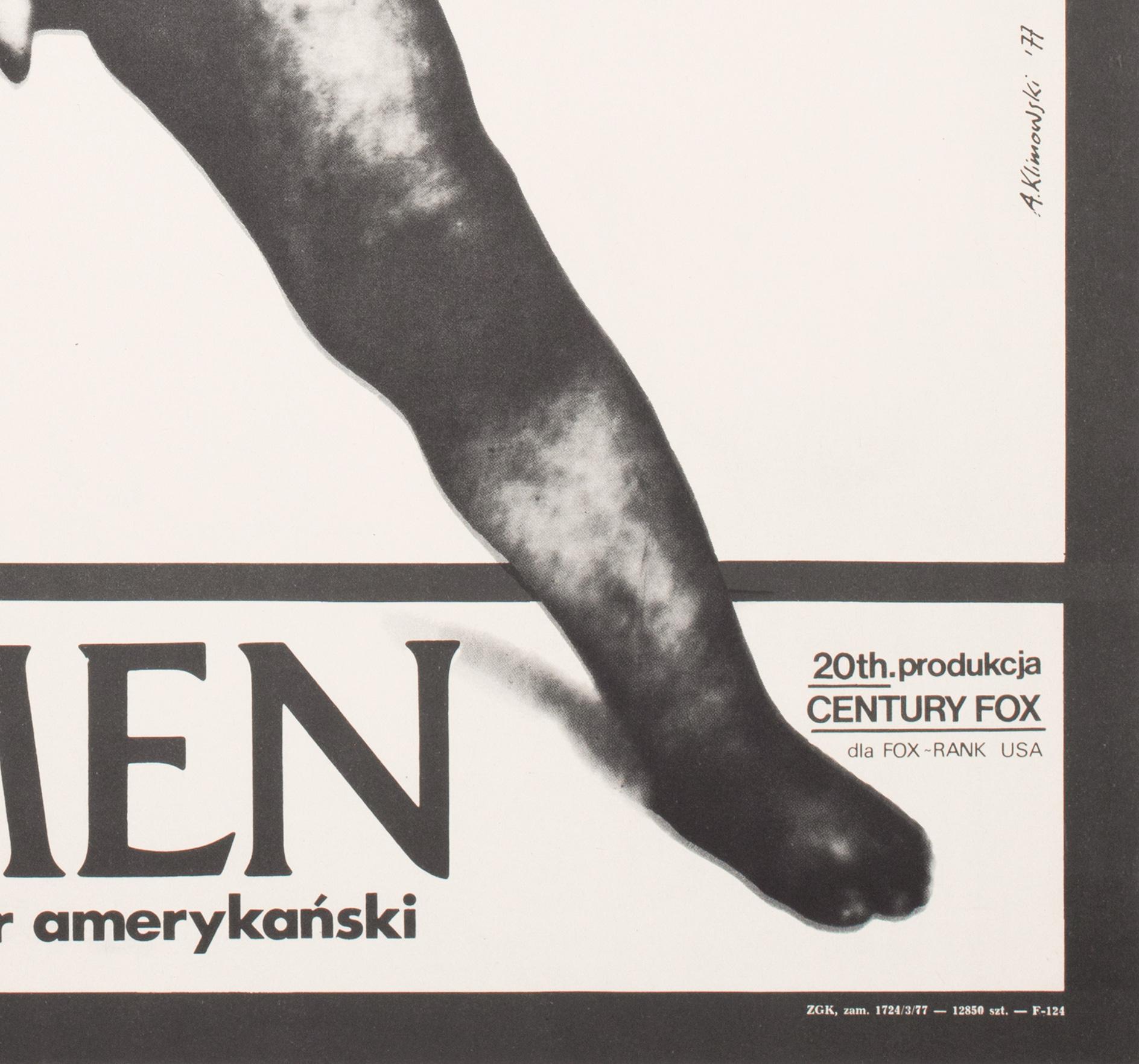 Omen Original polnischer Film, Original 1977, Filmplakat, ANDREJ KLIMOWSKI im Angebot 2