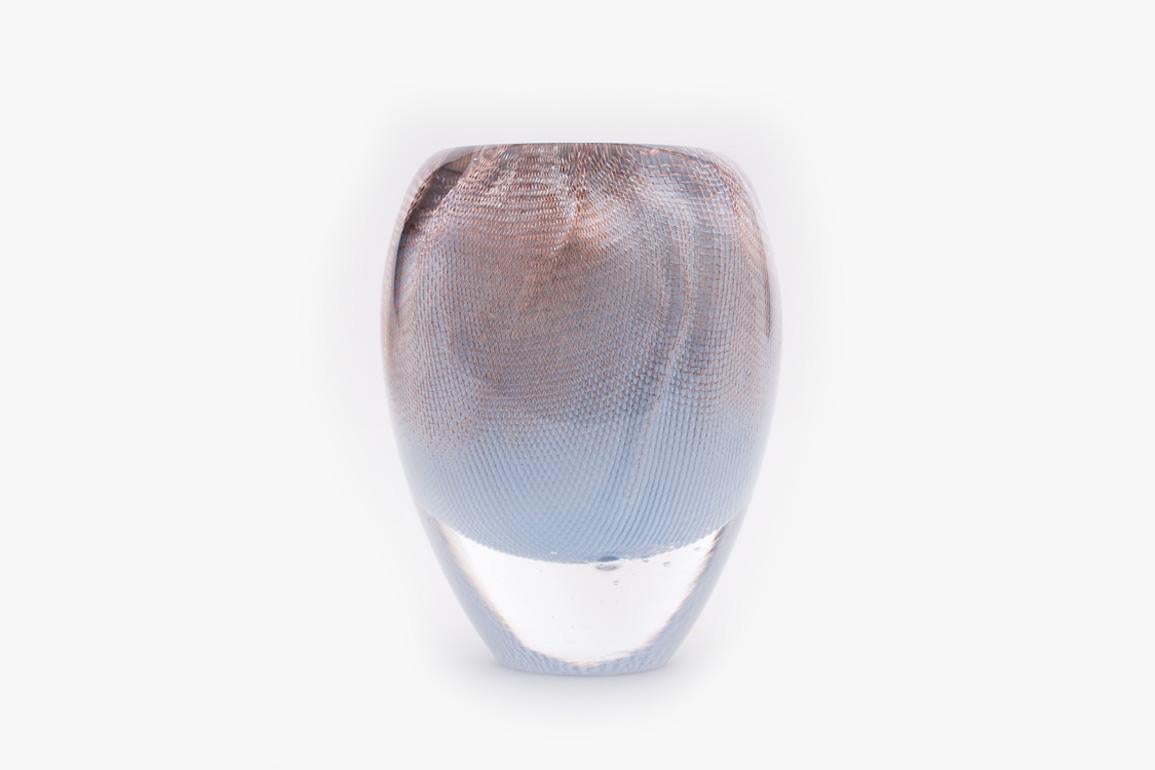 Omer Arbel Unique Copper Mesh Glass Vases OA84 For Sale 6