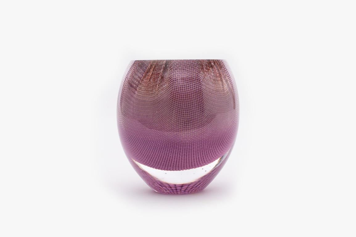 Omer Arbel Unique Copper Mesh Glass Vases OA84  For Sale 8