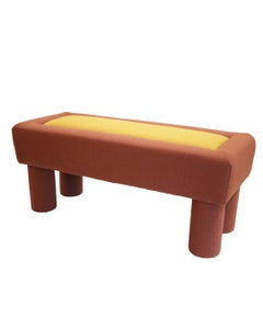 Omera Bench in Solid Beech, Particle Board and HR Foam by POPUS EDITIONS