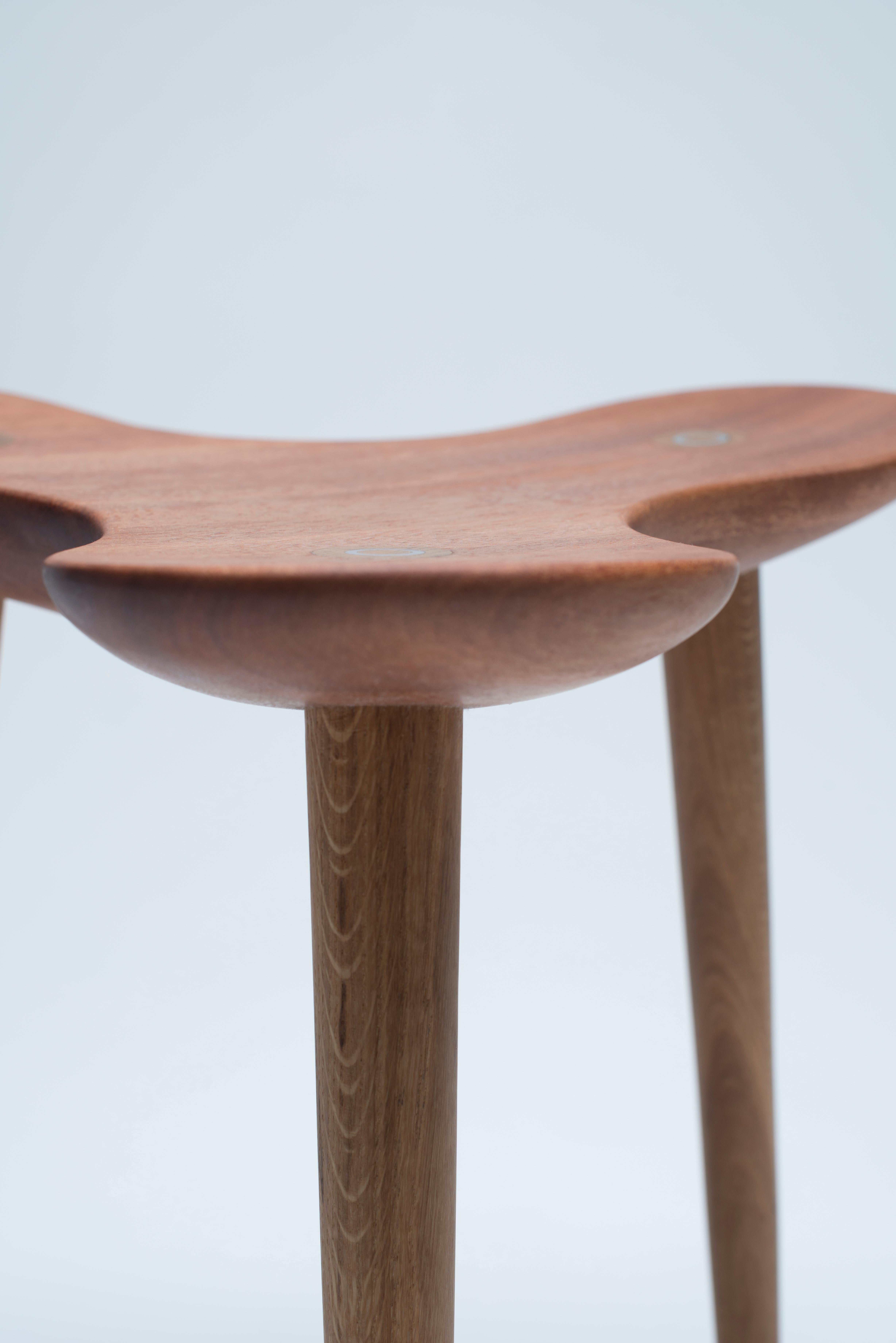 Scandinavian Modern Omera stool  For Sale