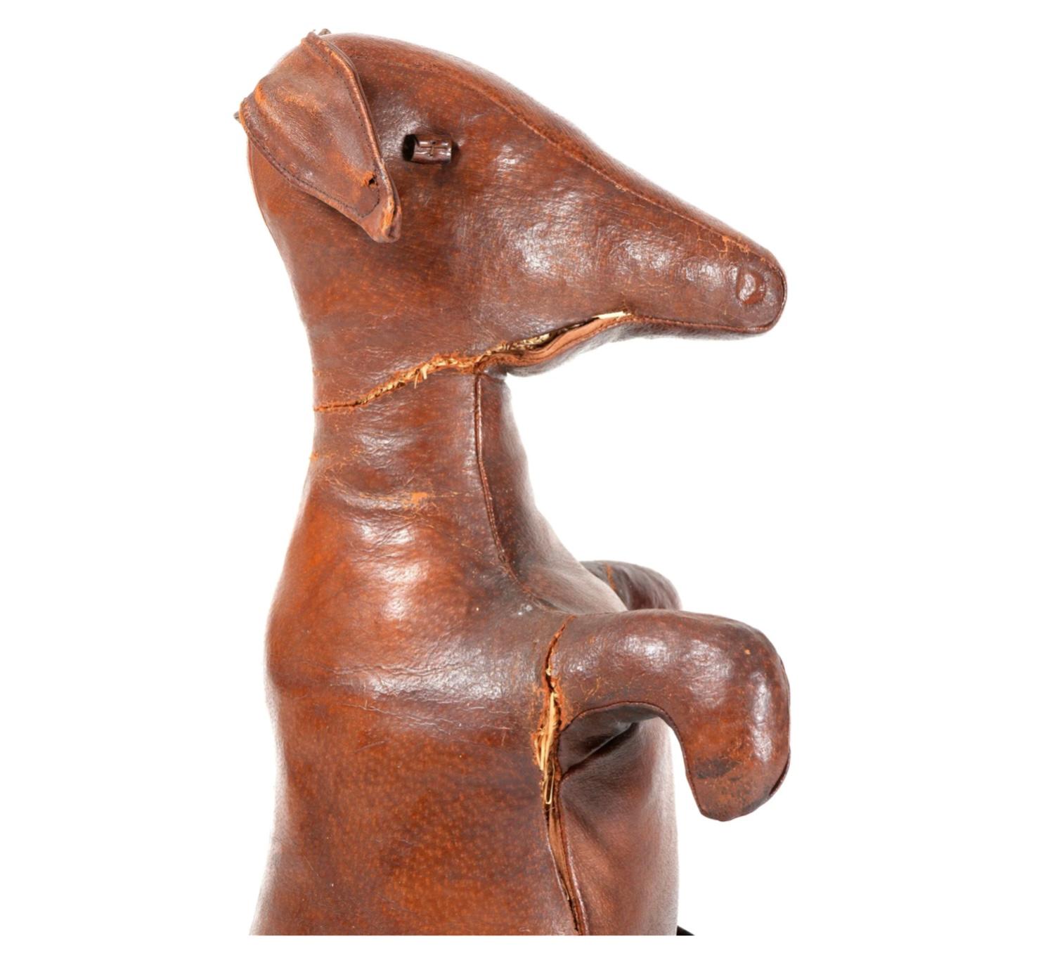 20th Century Omersa for Abercrombie Fitch Leather Kangaroo For Sale