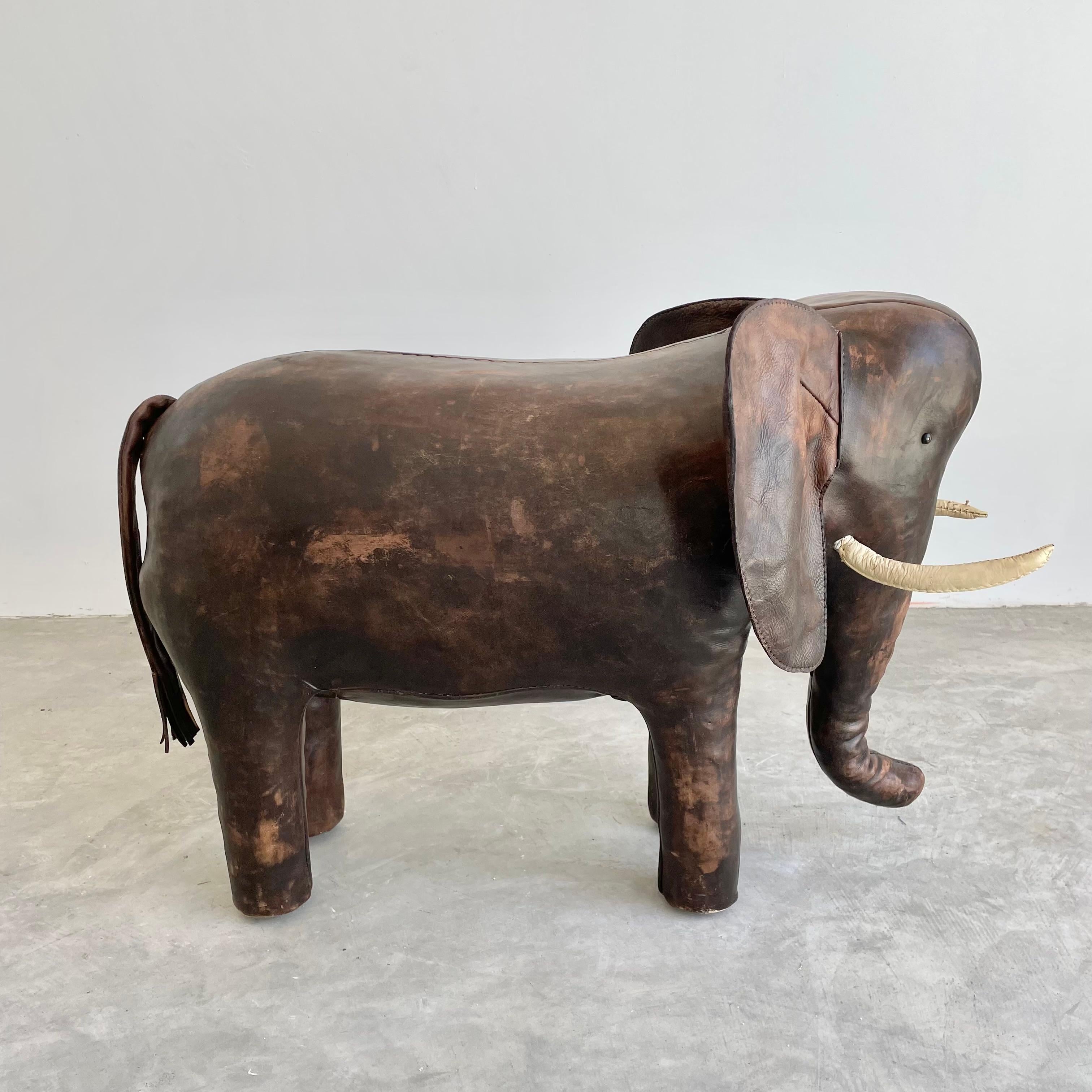 Omersa Leather Elephant, 1960s England **DEPOSIT TWO** For Sale 2