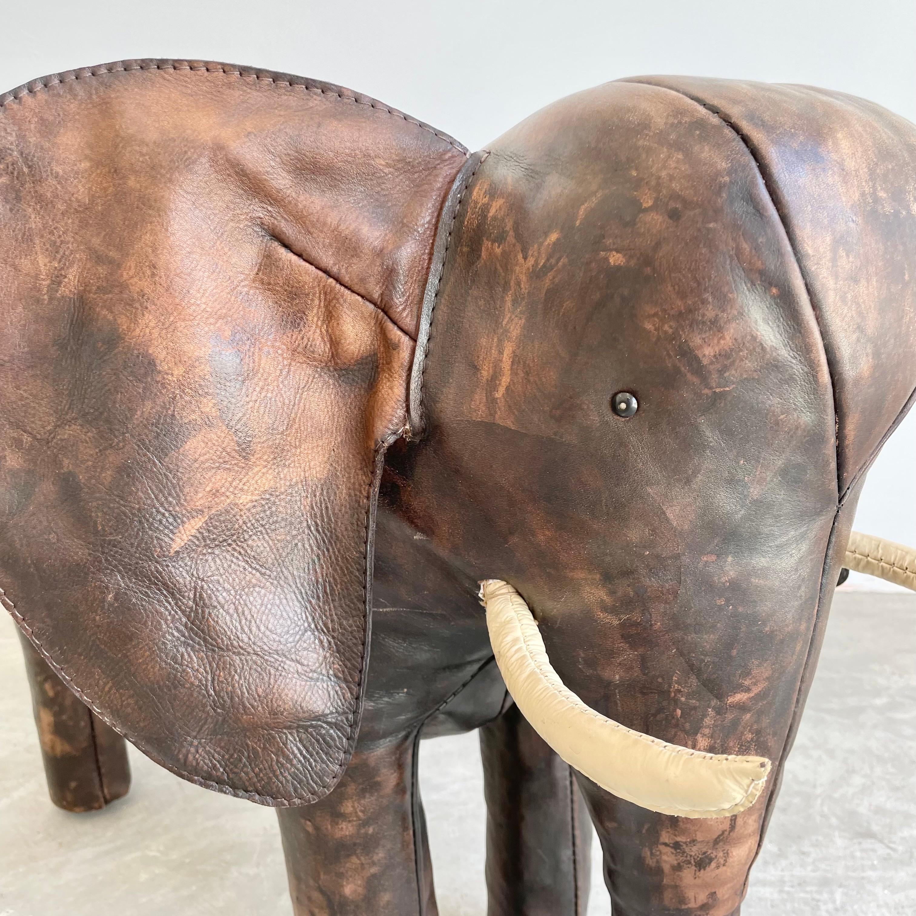 Omersa Leather Elephant, 1960s England **DEPOSIT TWO** For Sale 3